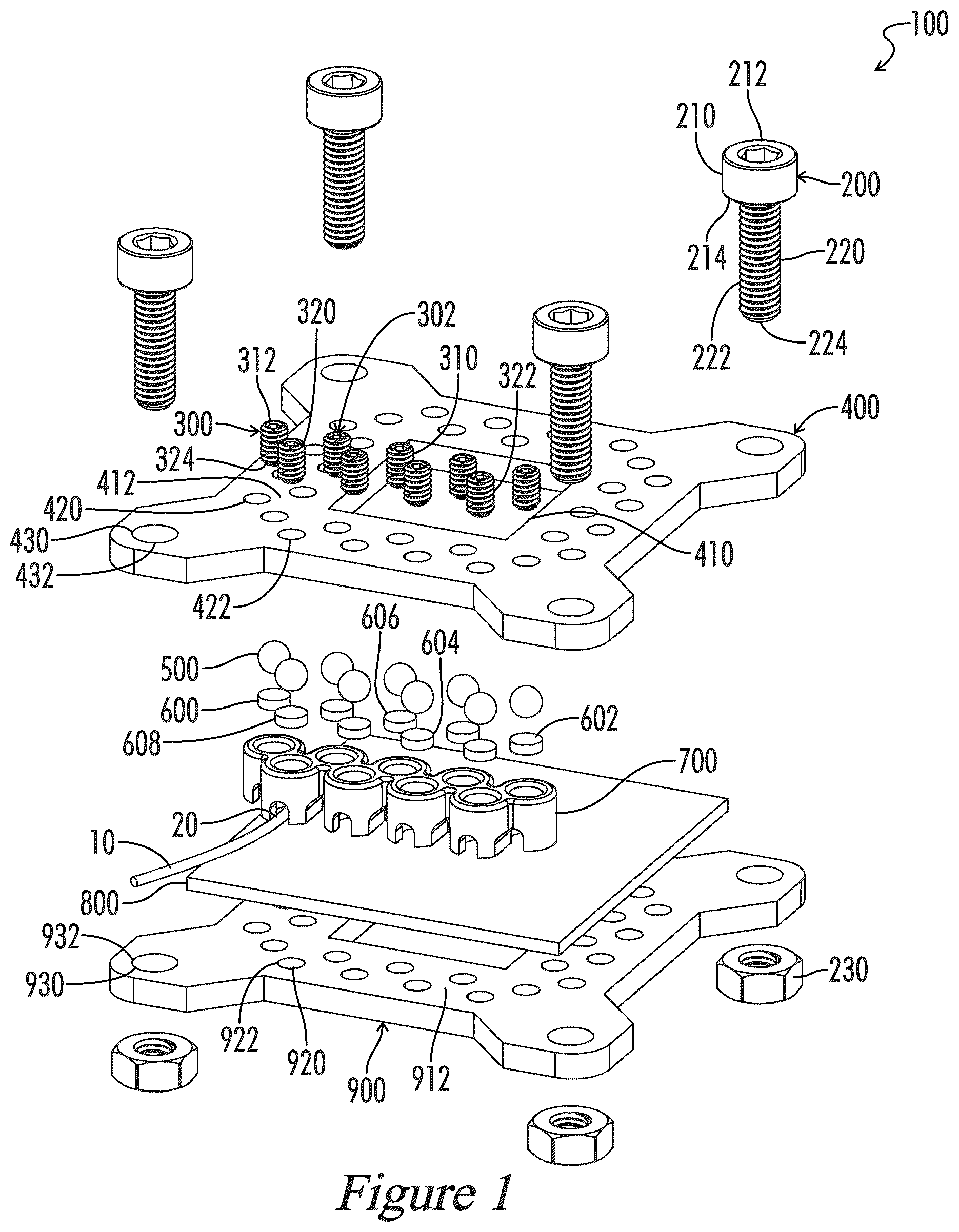Patent US12592502 — Multiwire plate-enclosed ball-isolated single-substrate silicon-carbide-die package — Figure 1