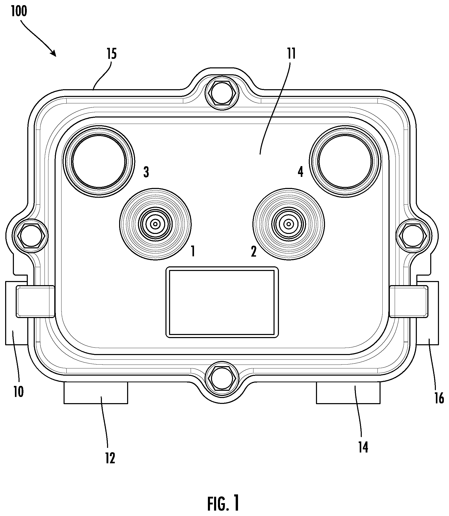 Patent US12592507 — High frequency receptacle for cable TV pin connector — Figure 1