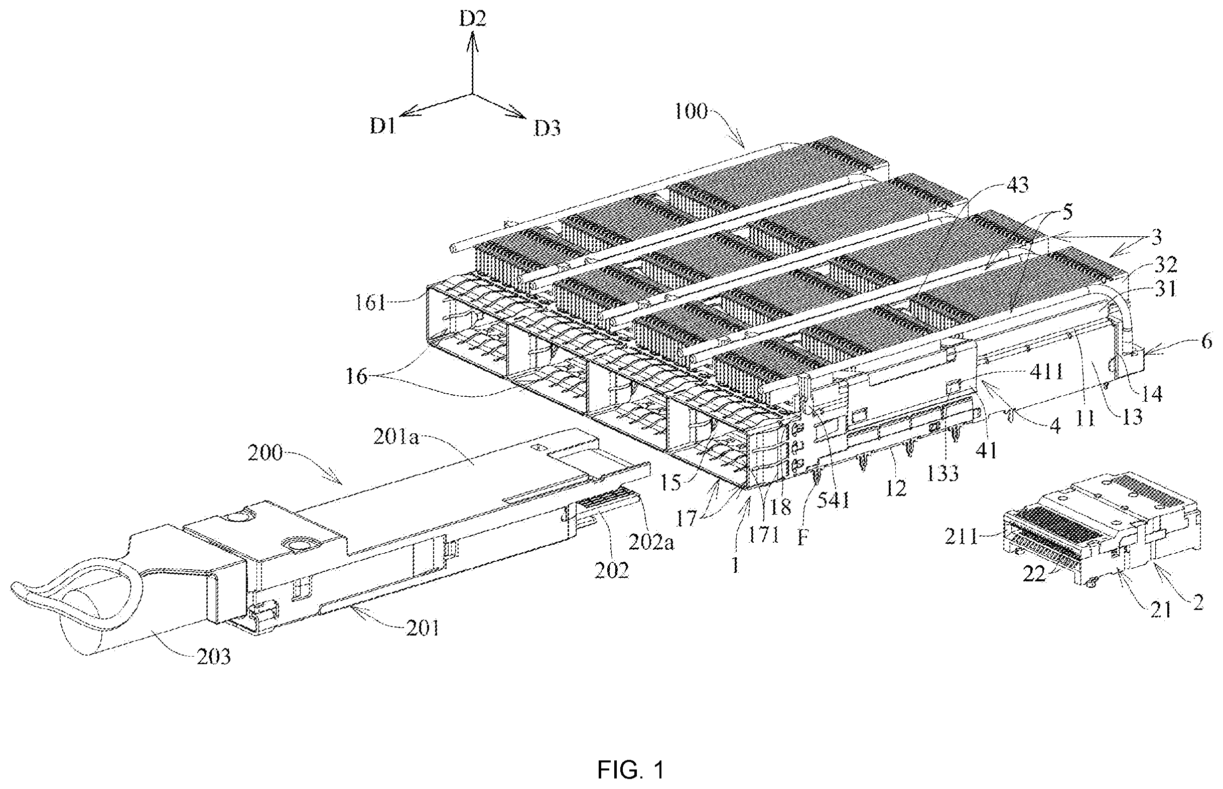 Patent US12592521 — Connector assembly — Figure 1