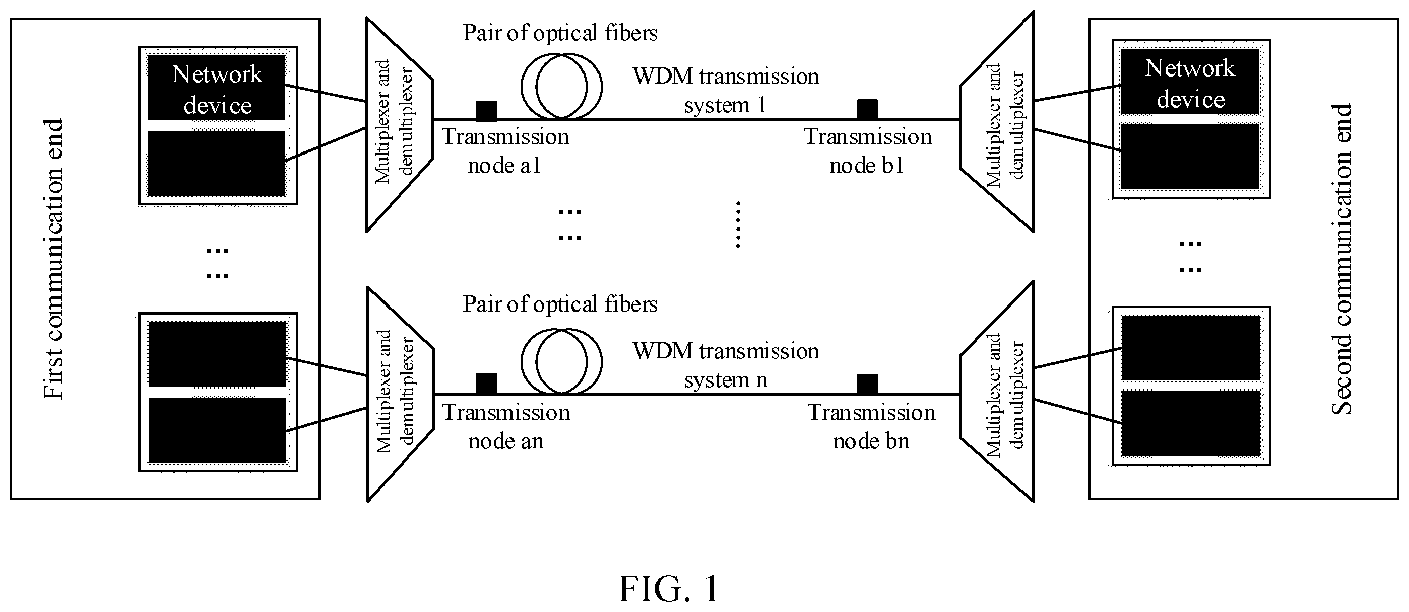 Patent US12592536 — Method and apparatus for controlling optical fiber amplifier, system, transmission node and storage medium — Figure 1