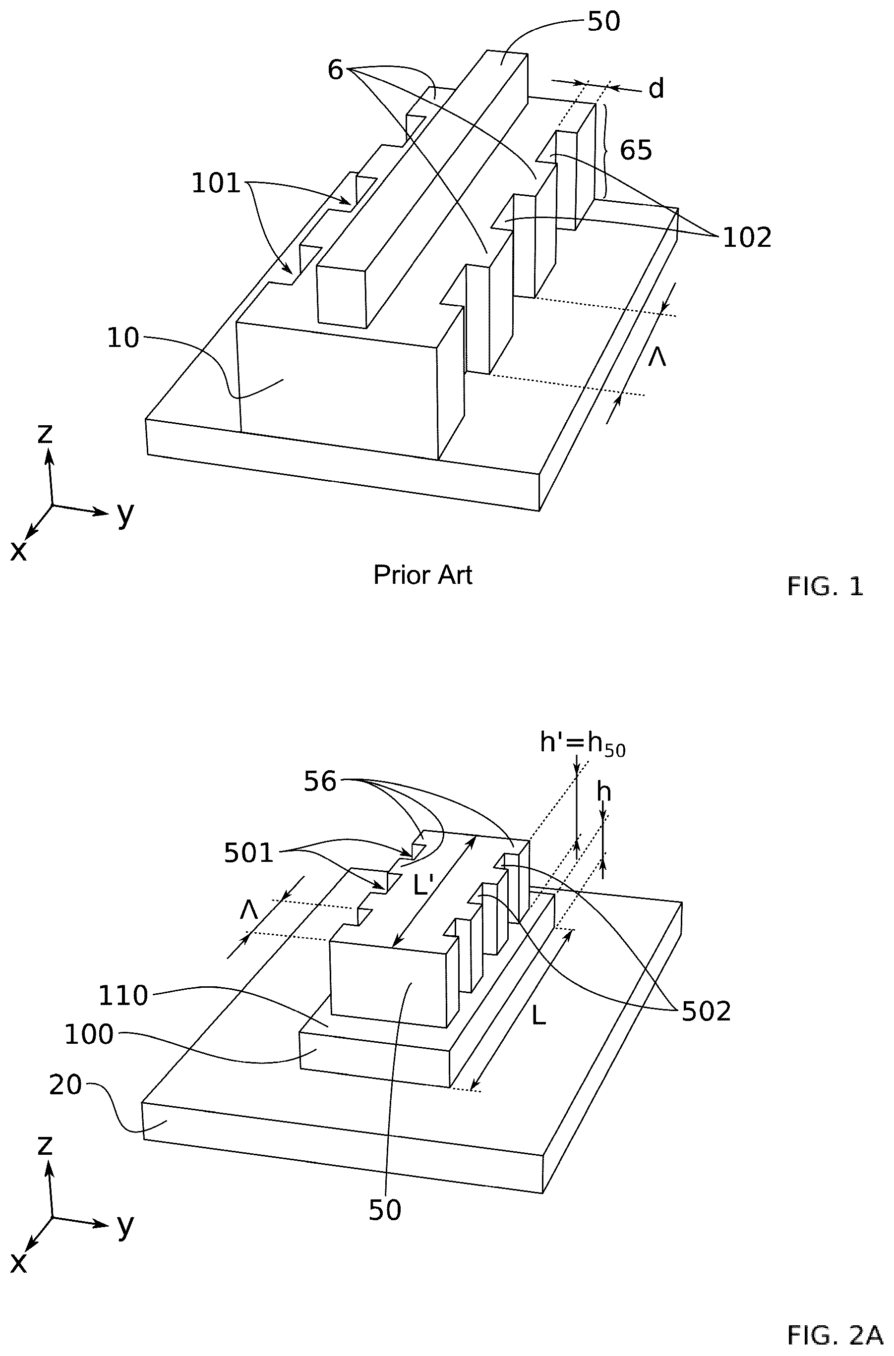 Patent US12592543 Figure 1 – Laser comprising a distributed bragg mirror and production method