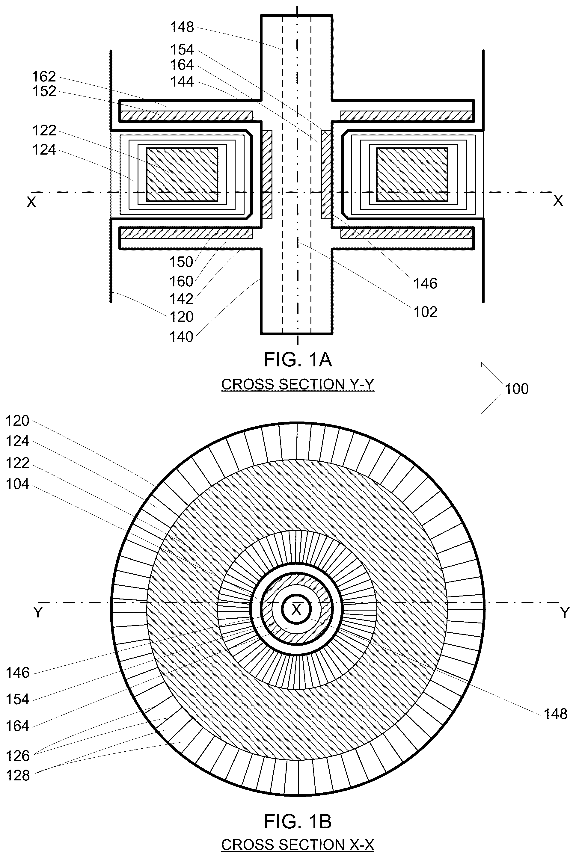 Patent US12592595 — Electric motor with axial and radial permanent magnets — Figure 1