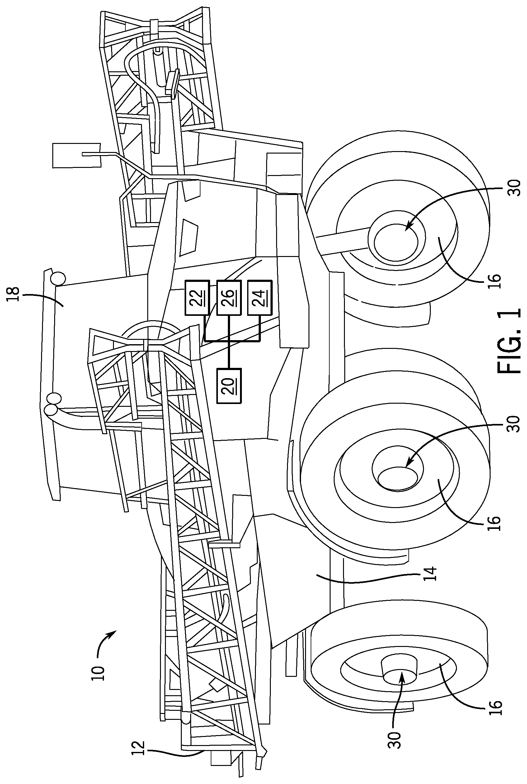 Patent US12592613 Figure 1 – Closed-circuit rotor cooling arrangement and electric machine having same