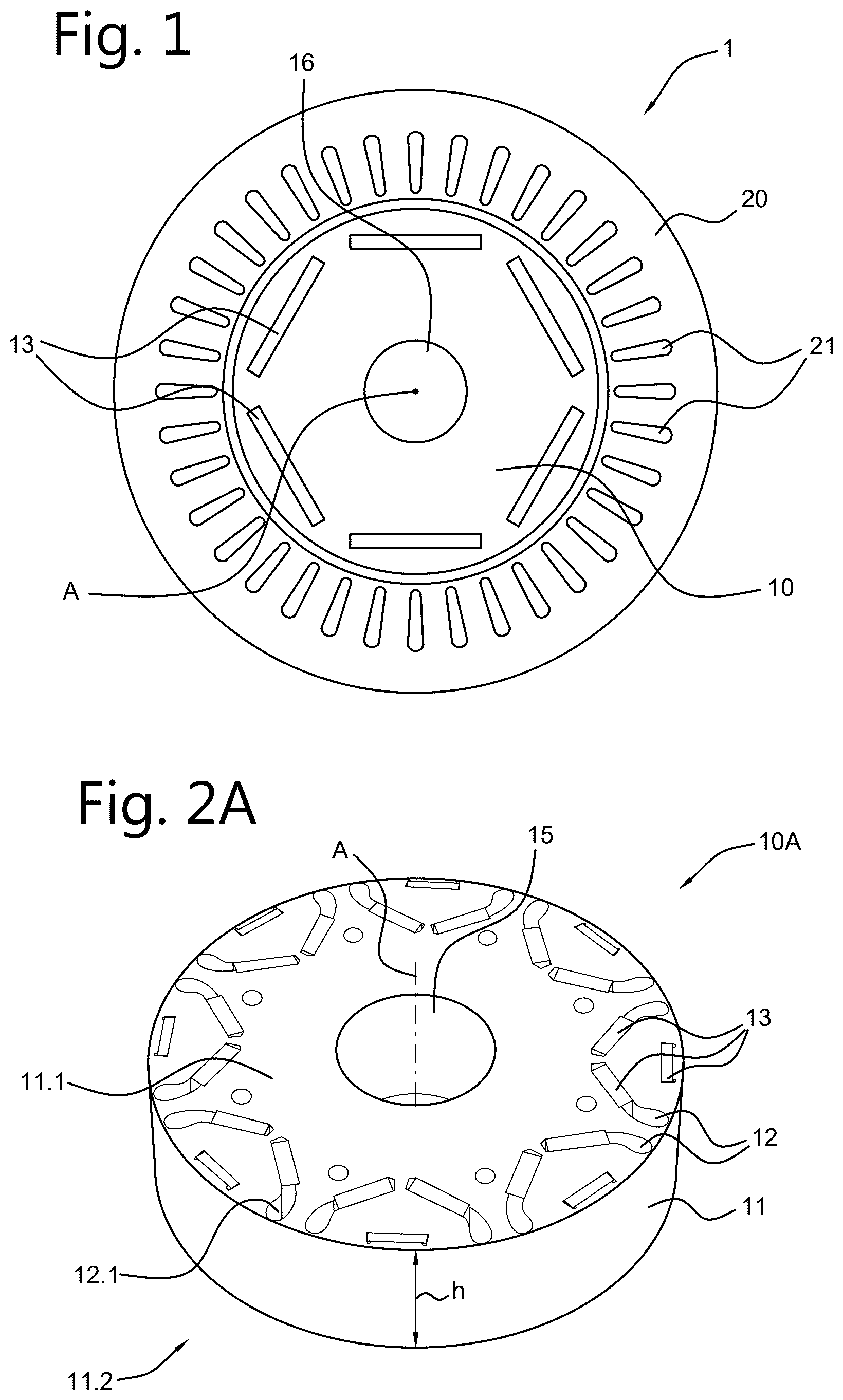 Patent US12592620 — Rotor core molding method and system for molding a rotor core of an electric motor — Figure 1