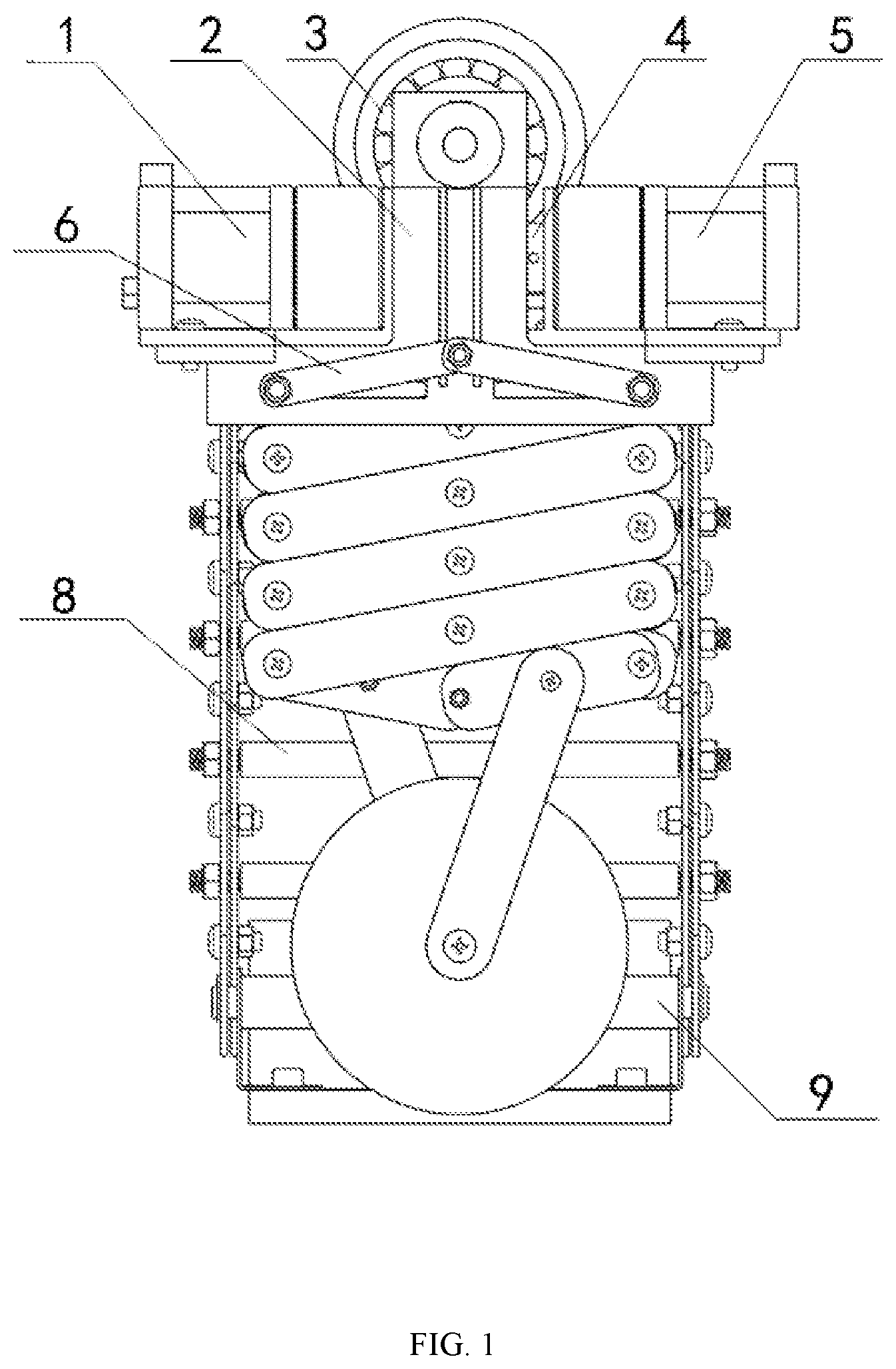Patent US12592653 — Deployable wave energy harvesting device for autonomous underwater vehicles (AUVs) — Figure 1
