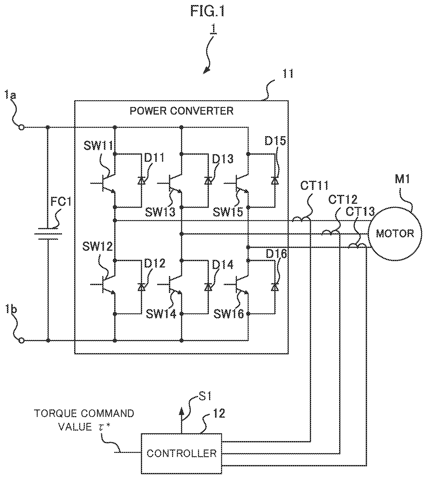 Patent US12592660 Figure 1 – Driving system