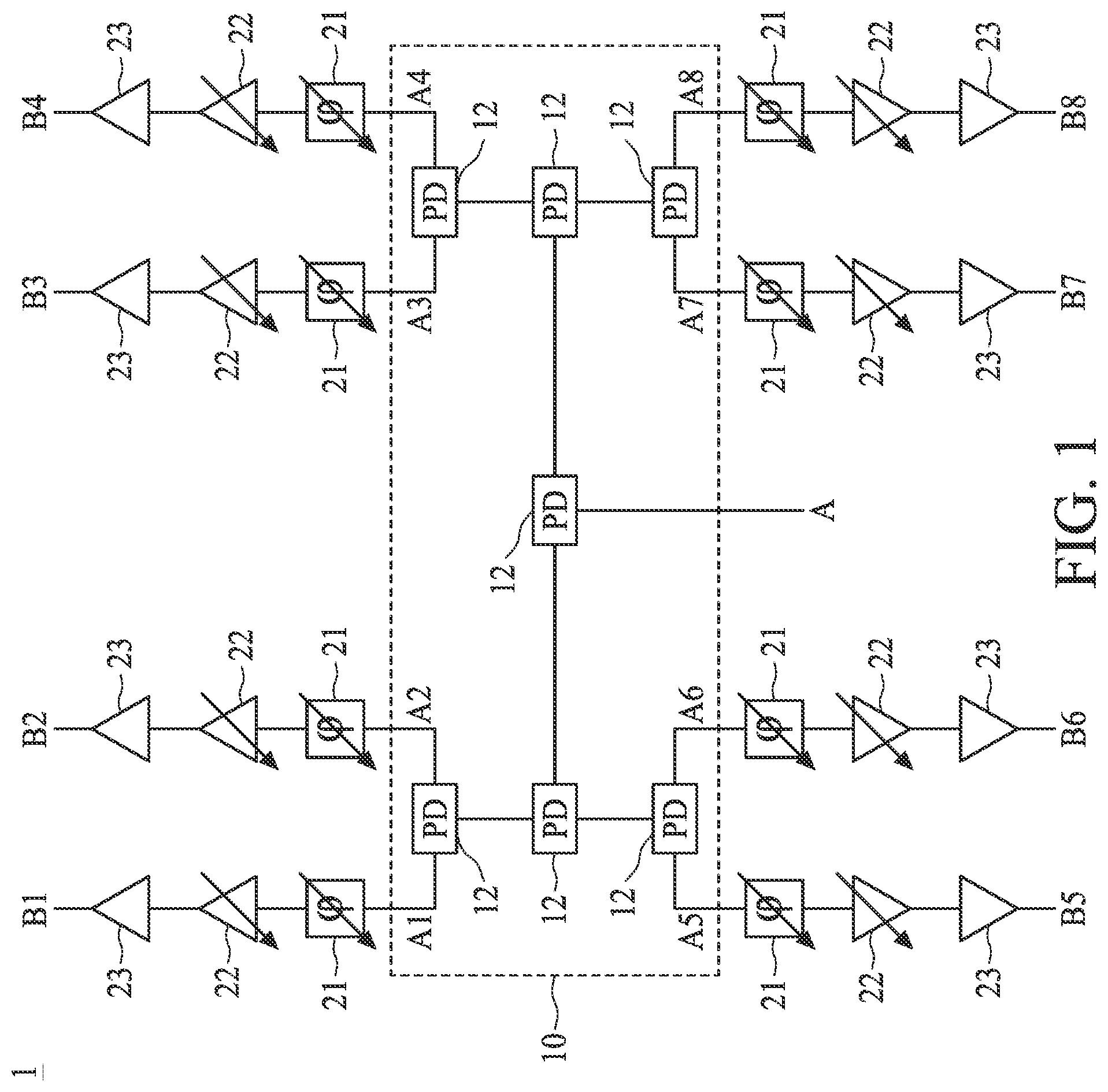 Patent US12592680 — Coupler device in phased array system — Figure 1
