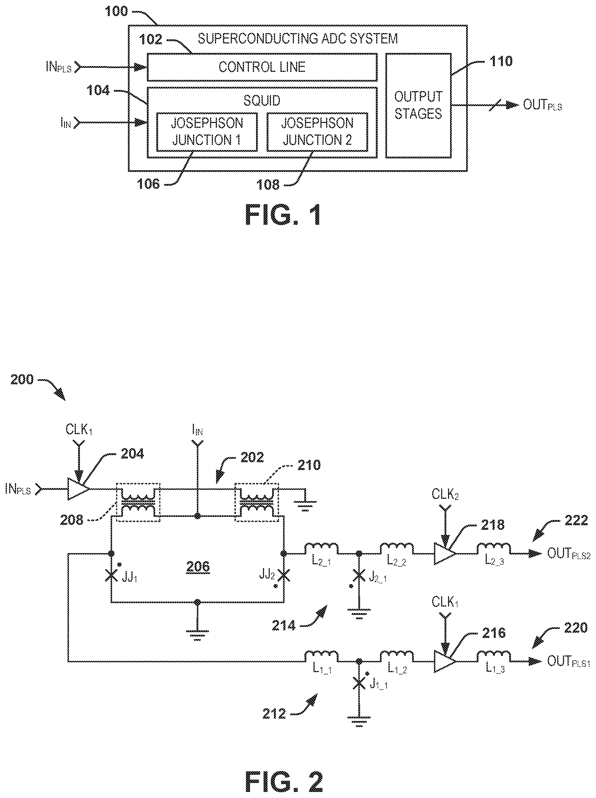 Patent US12592712 Figure 1 – Superconducting analog-to-digital converter (ADC) system