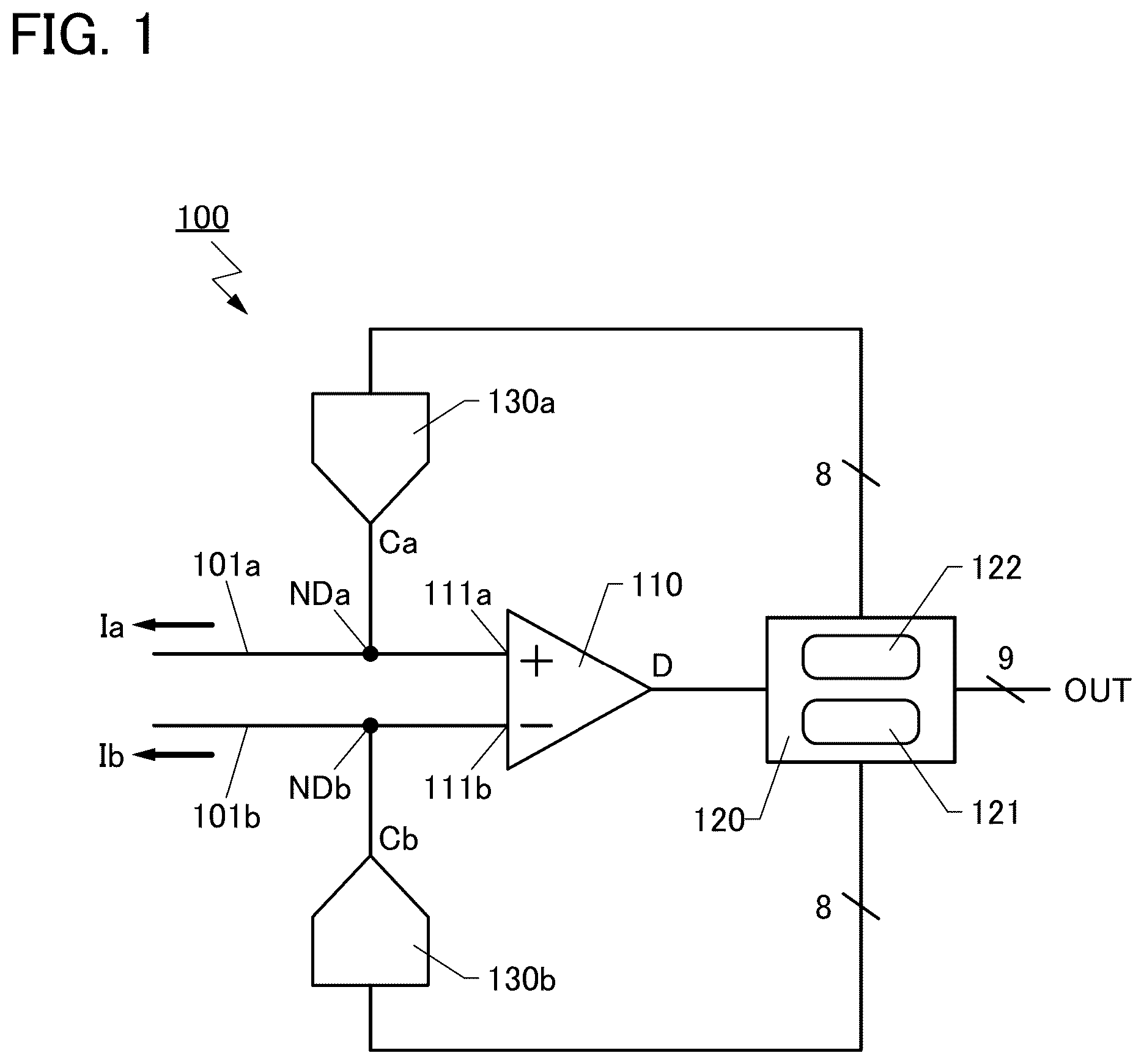 Patent US12592714 — Apparatus comprising analog to digital converter semiconductor device — Figure 1