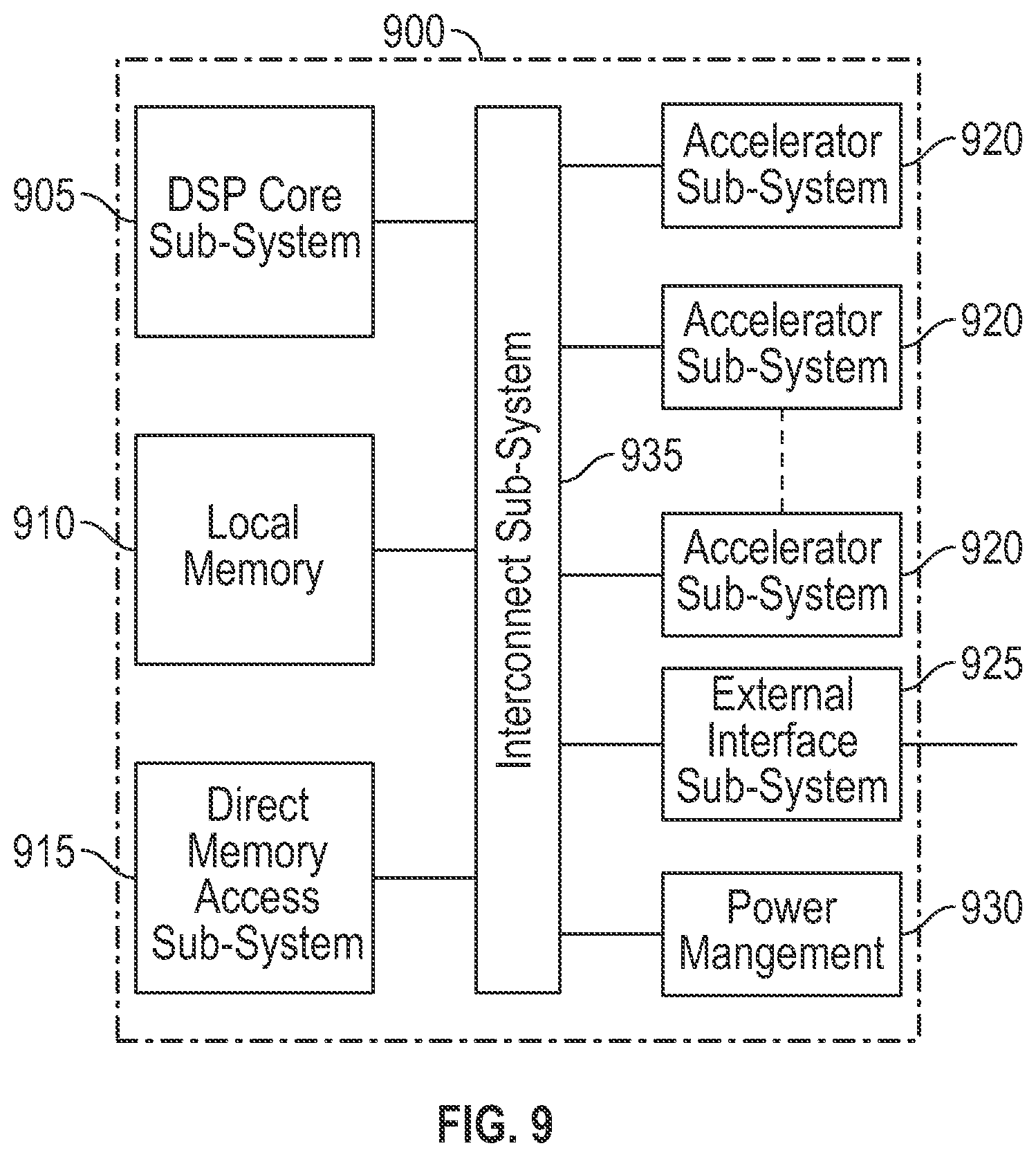 Patent US12592743 Figure 9 – Broadband channel improvement network