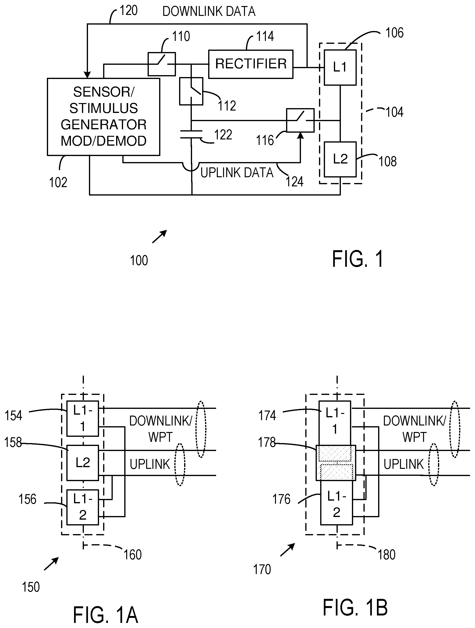 Patent US12592744 Figure 1 – Miniaturized radio-frequency transceiver in micro medical implant for dual-functional wireless power transfer and data communication