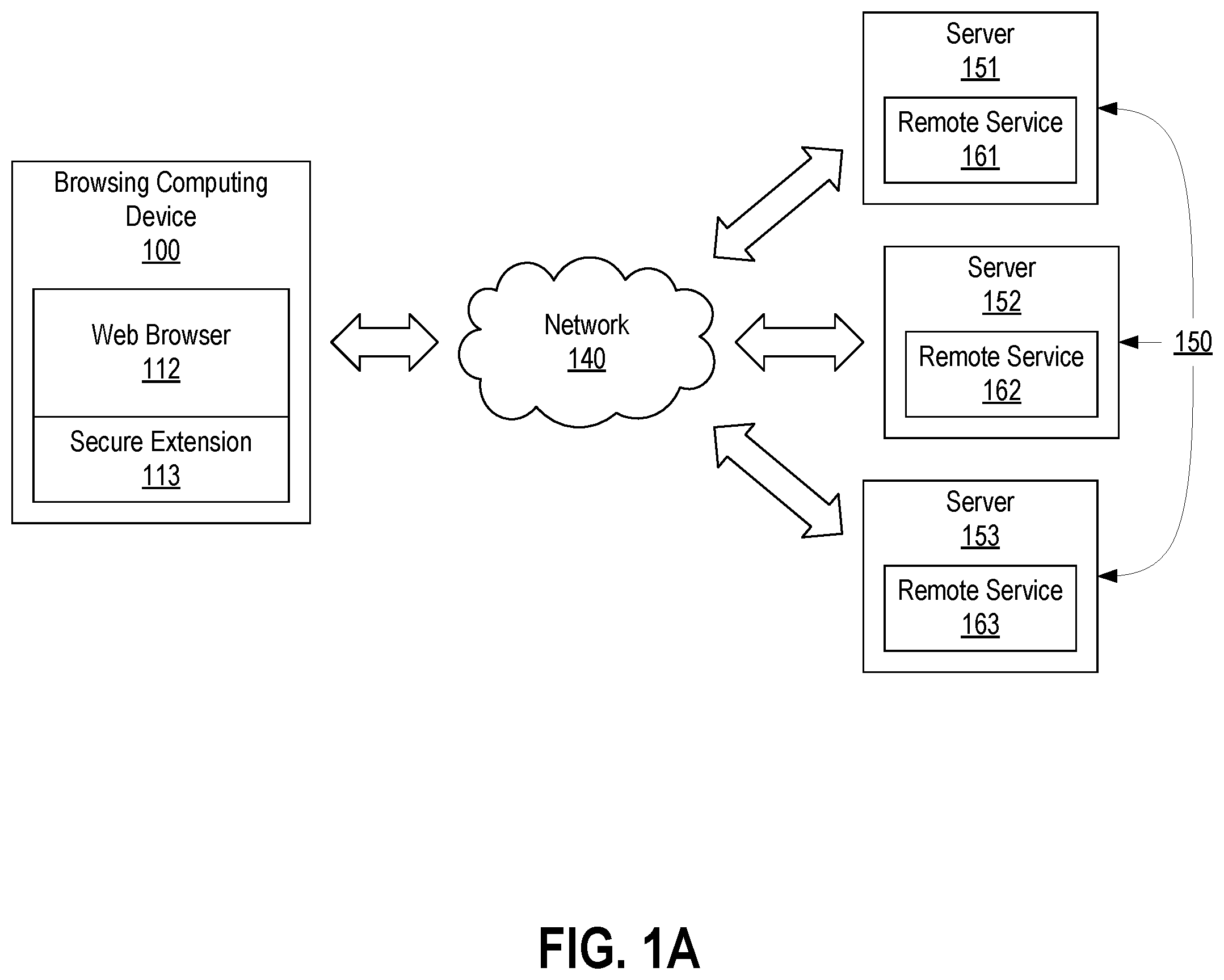 Patent US12592918 — Browser extension for validating communications — Figure 1