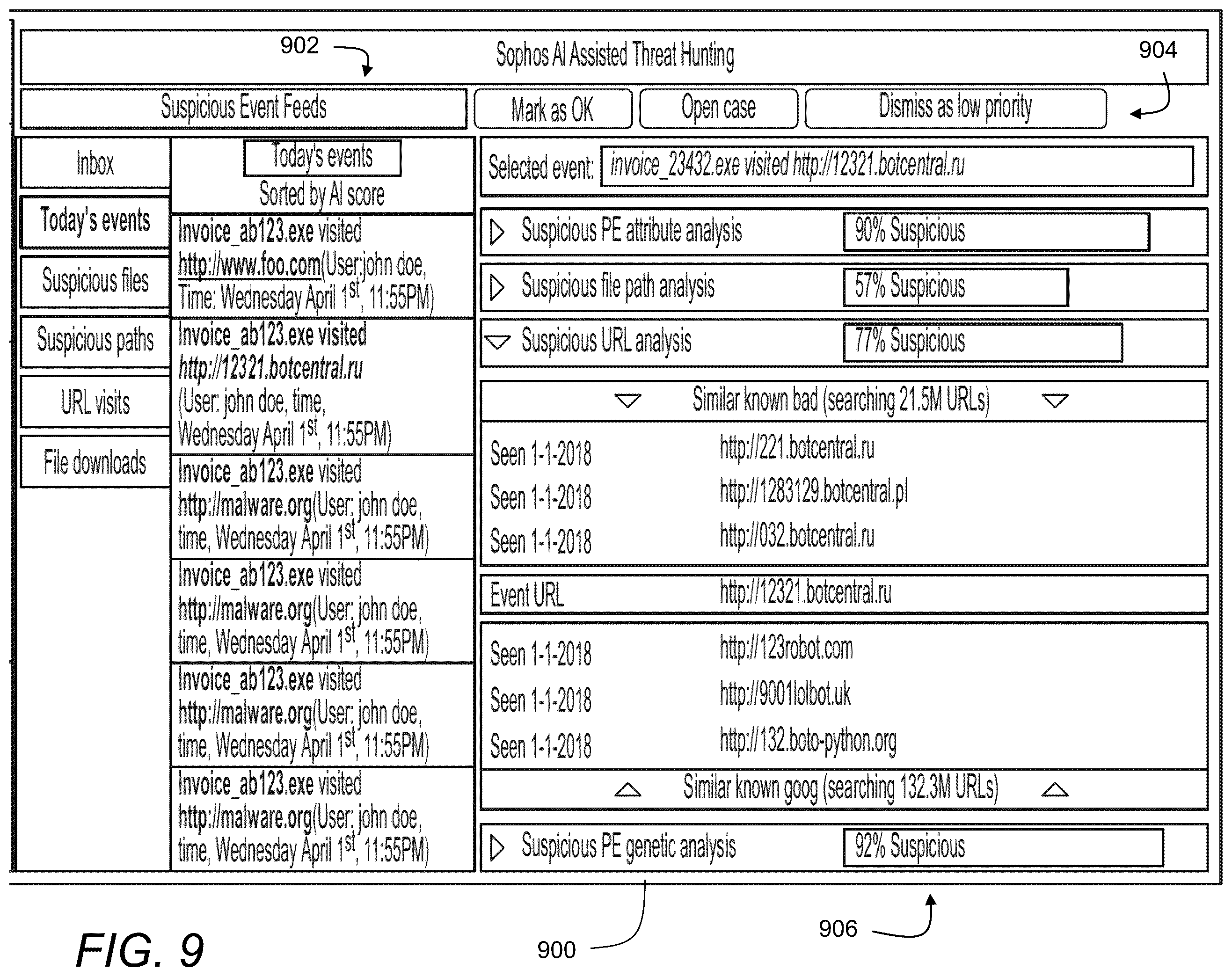 Patent US12592938 Figure 9 – Security integration for cloud services