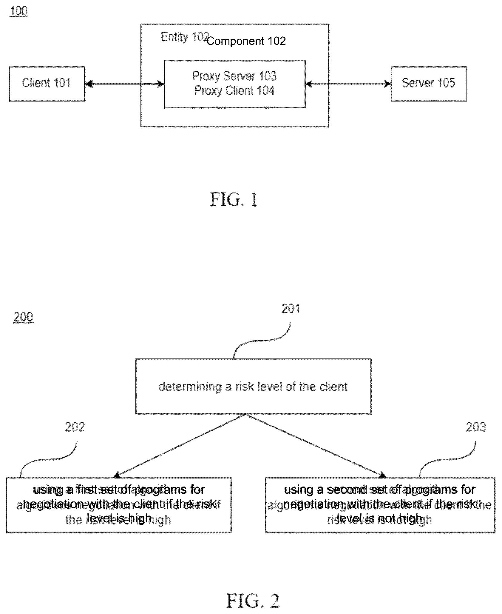 Patent US12592971 — Controlling network access using risk levels determined by user activity and program versioning — Figure 1