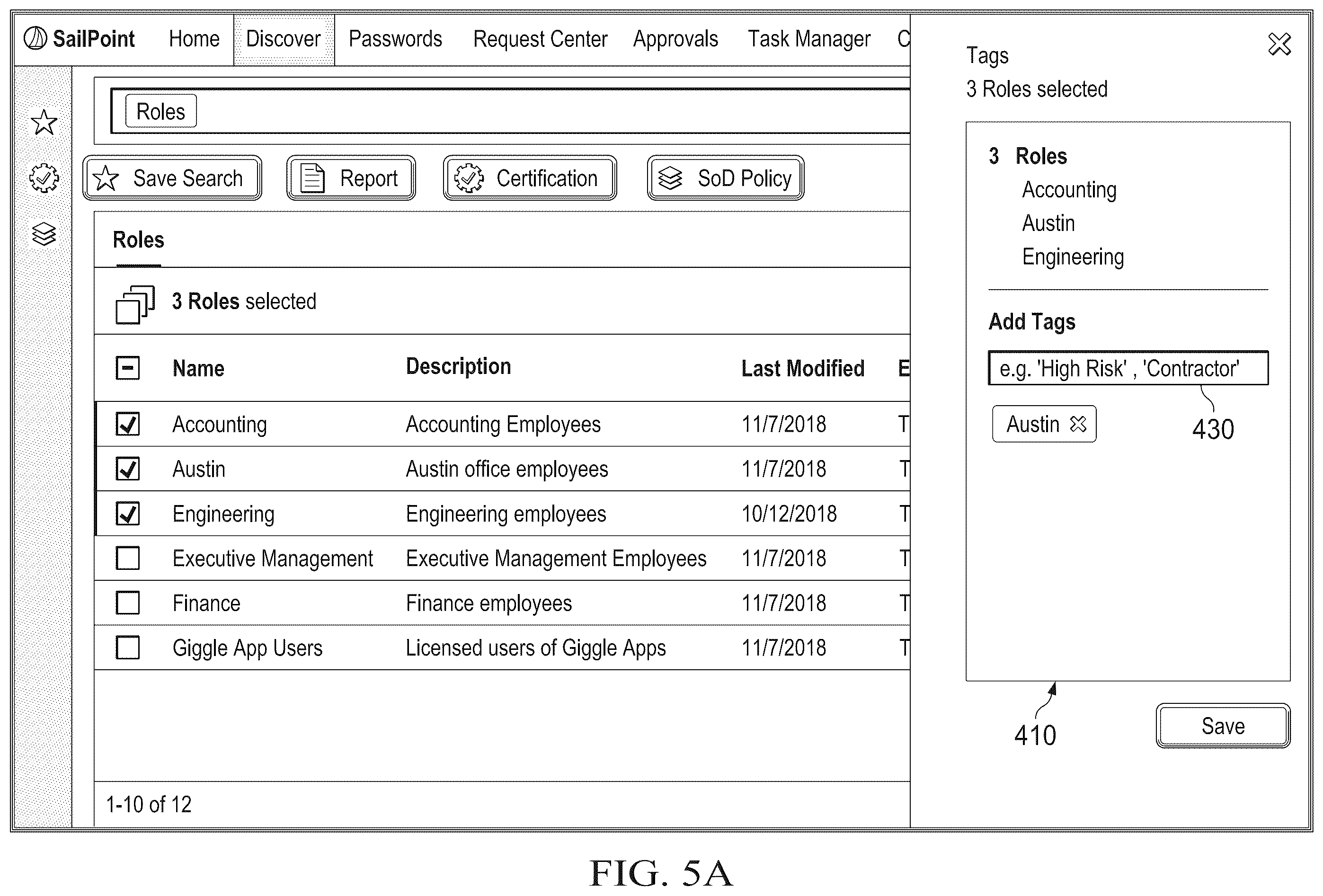 Patent US12592985 Figure 5 – System and method for tagging in identity management artificial intelligence systems and uses for same, including context based governance