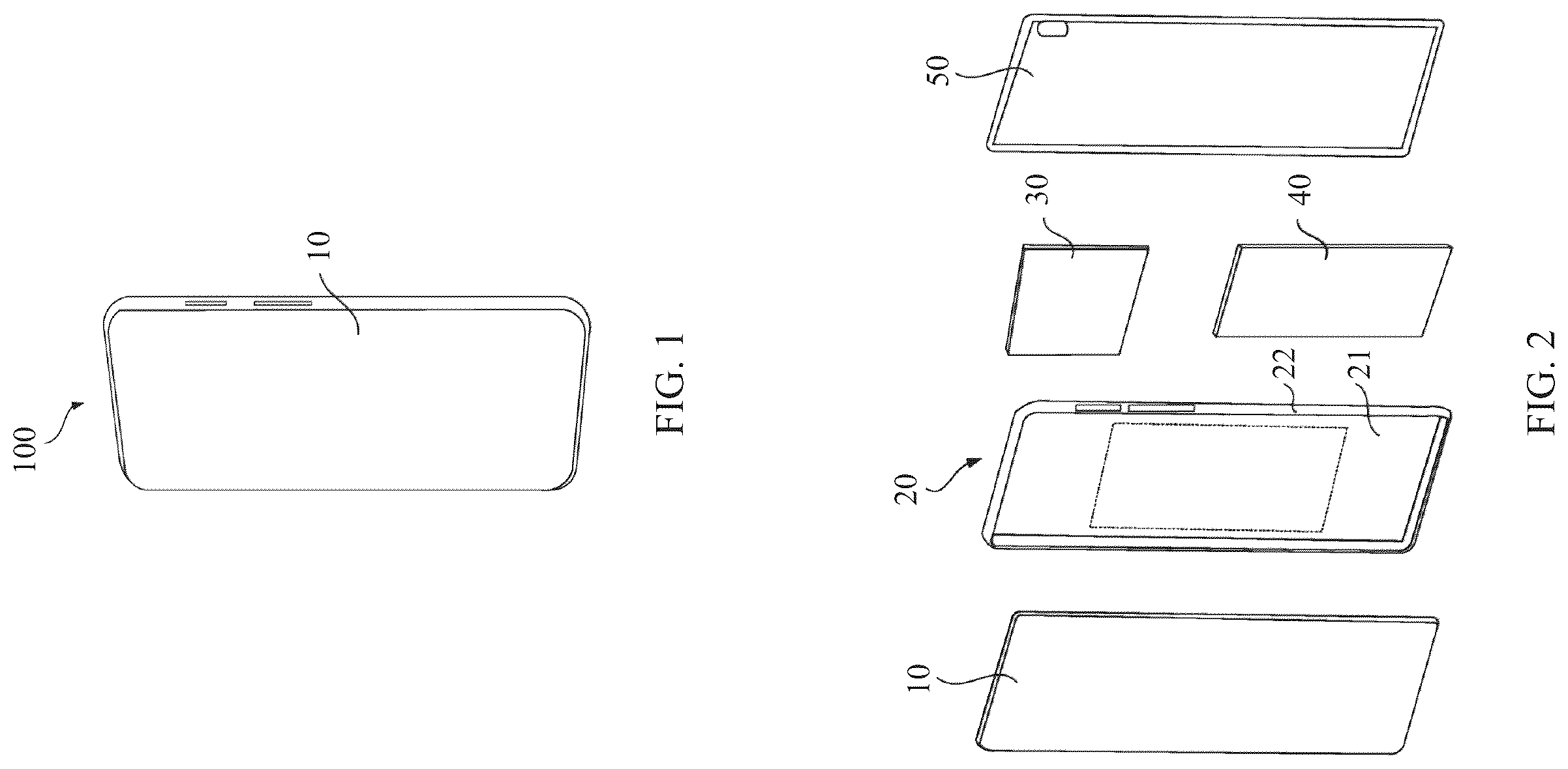 Patent US12592988 — Middle frame assembly, preparation method thereof, and electronic device — Figure 1