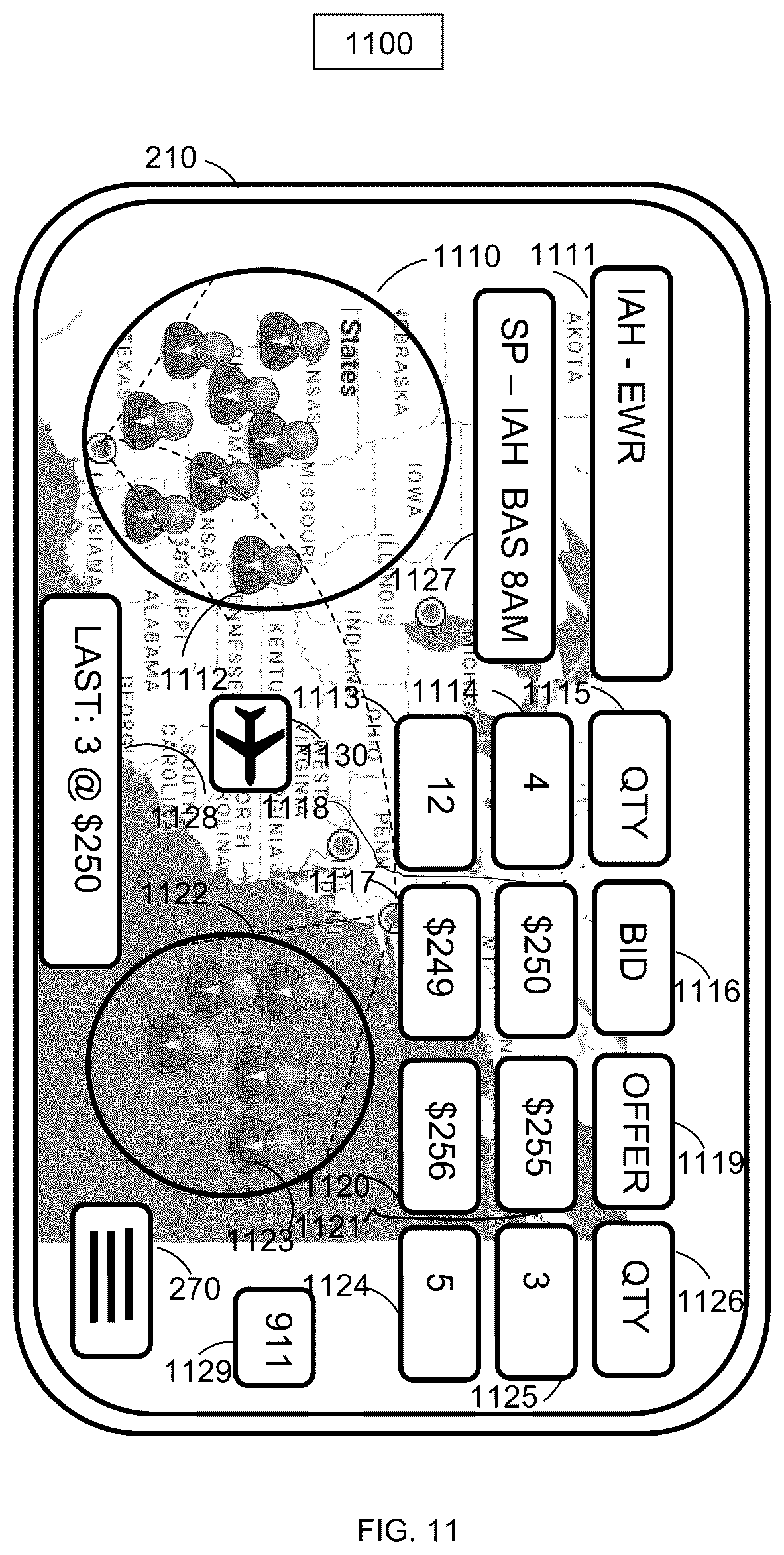 Patent US12597046 Figure 11 – Systems and methods for utilizing geolocation exchange units