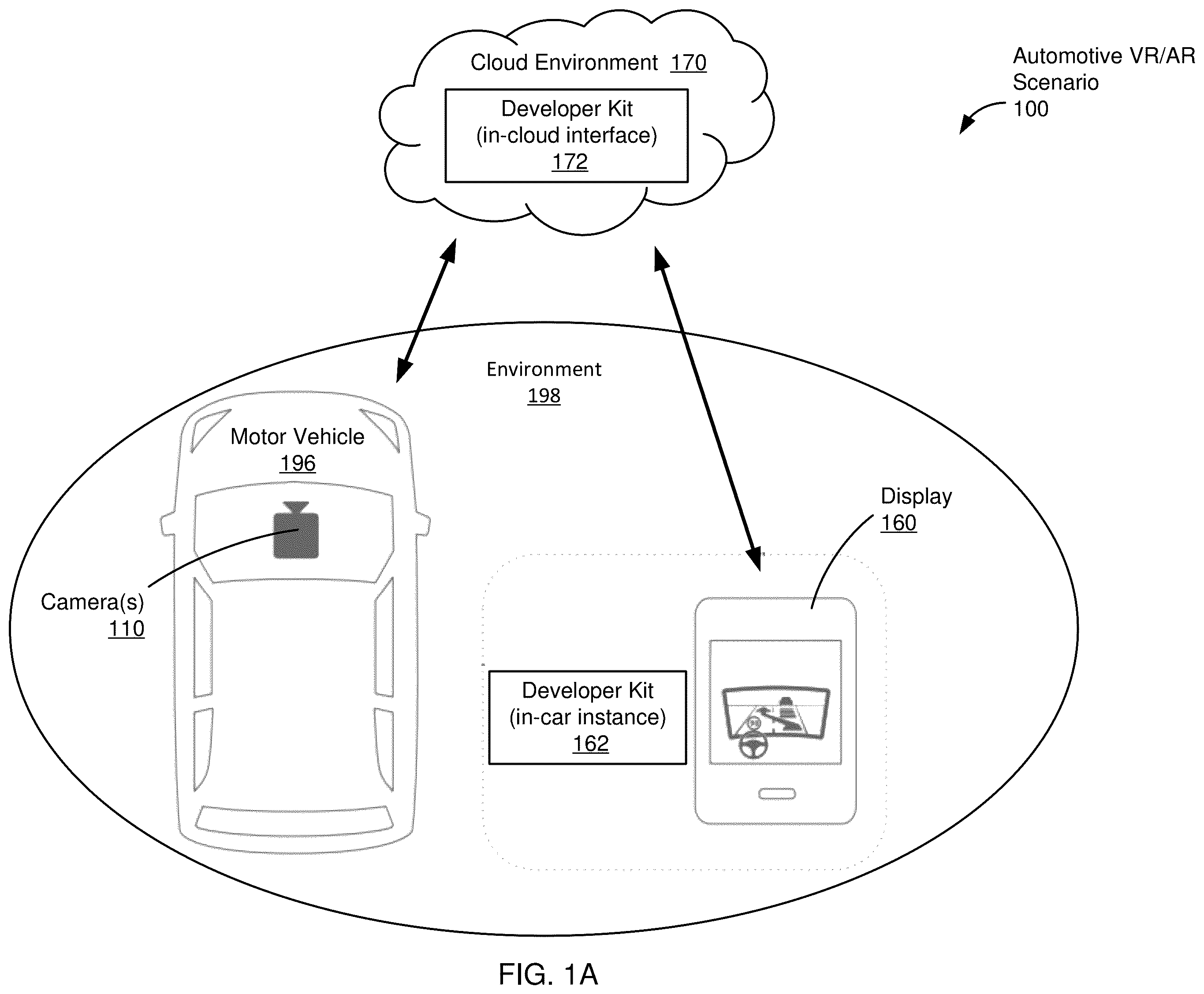 Patent US12597217 — Methods and systems for augmented reality in automotive applications — Figure 1