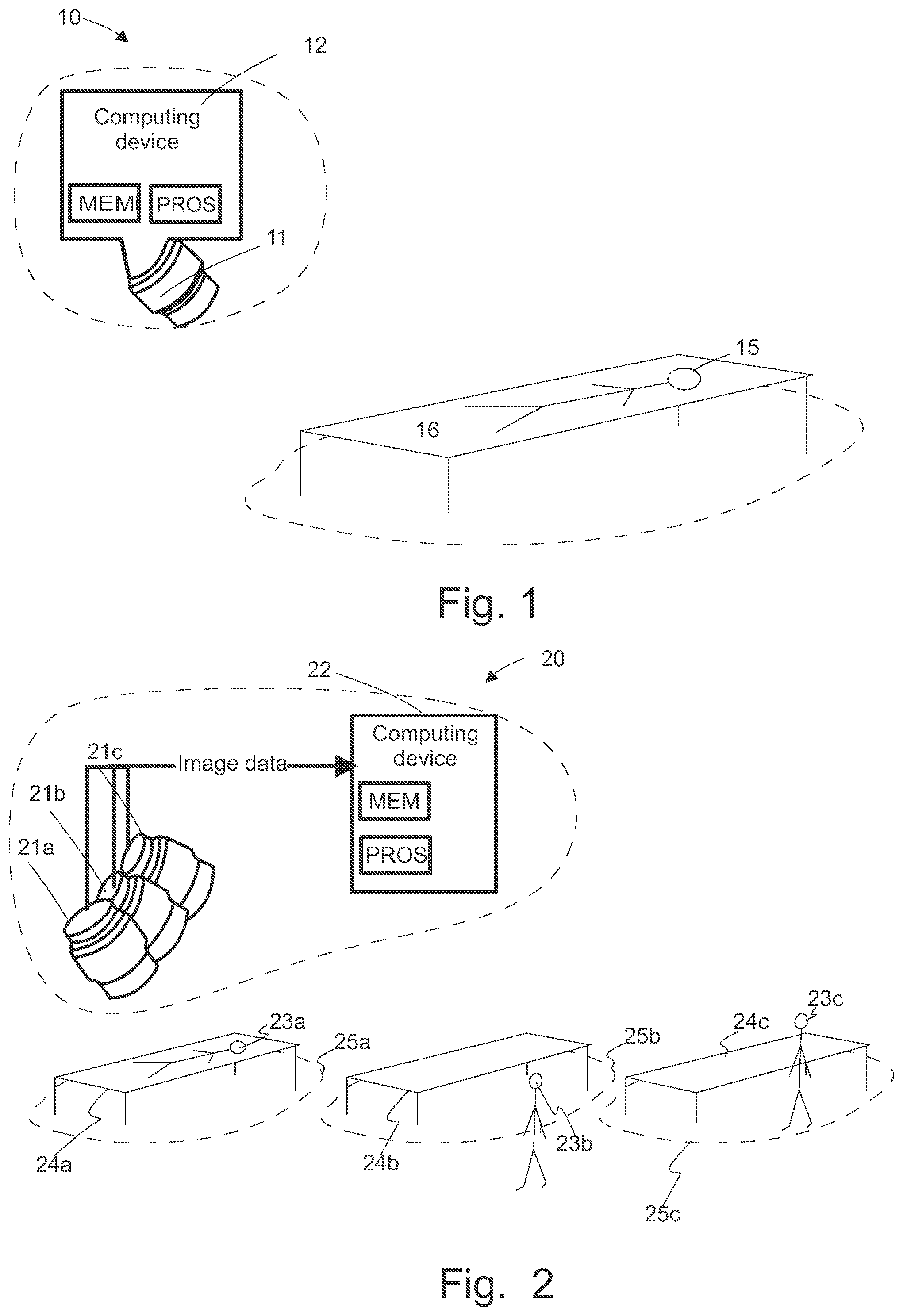 Patent US12597257 — Monitoring system and method for recognizing the activity of determined persons — Figure 1