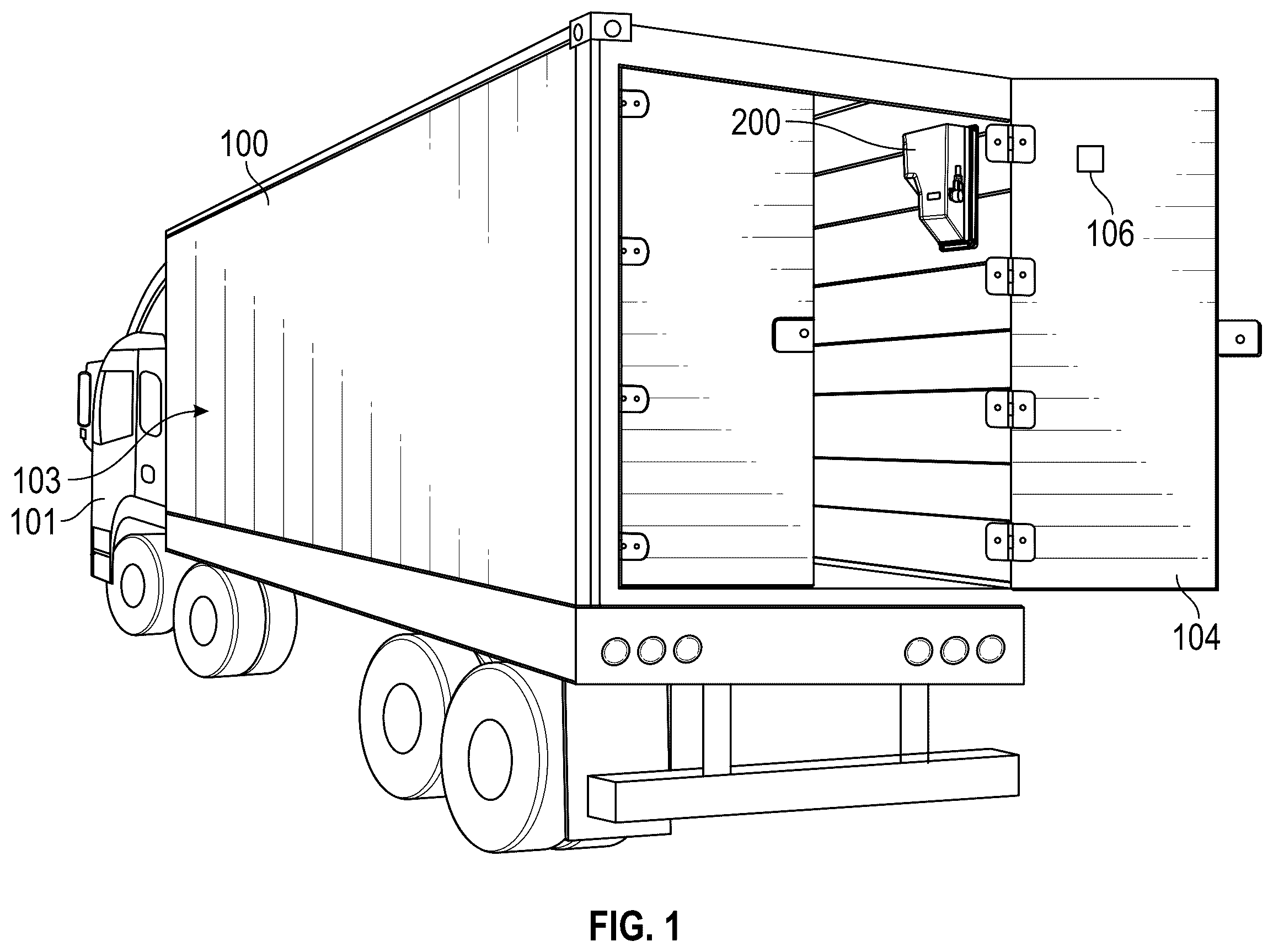 Patent US12597260 — Systems and methods for monitoring an enclosure — Figure 1
