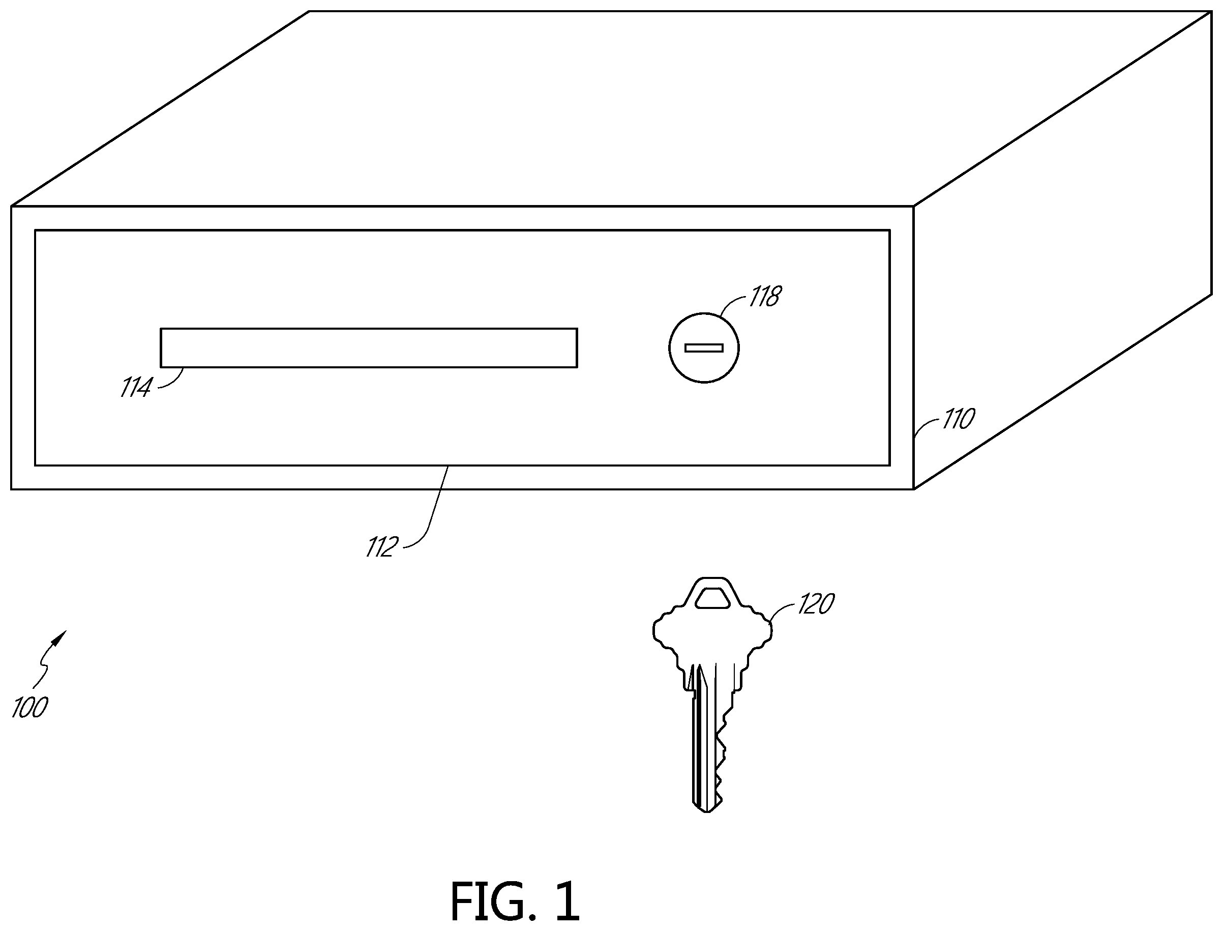 Patent US12597305 — Locking system — Figure 1