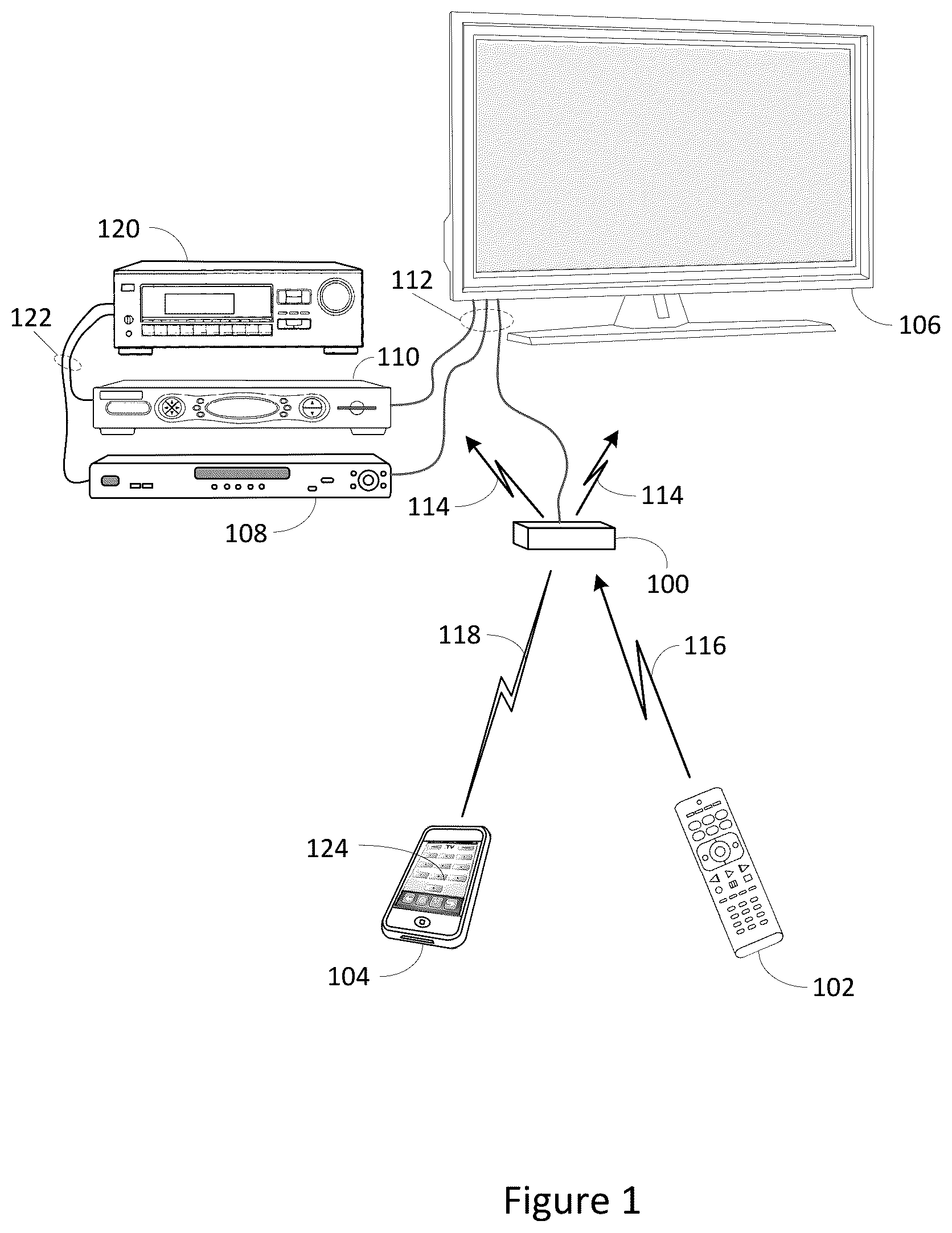 Patent US12597338 Figure 1 – System and method for optimized appliance control