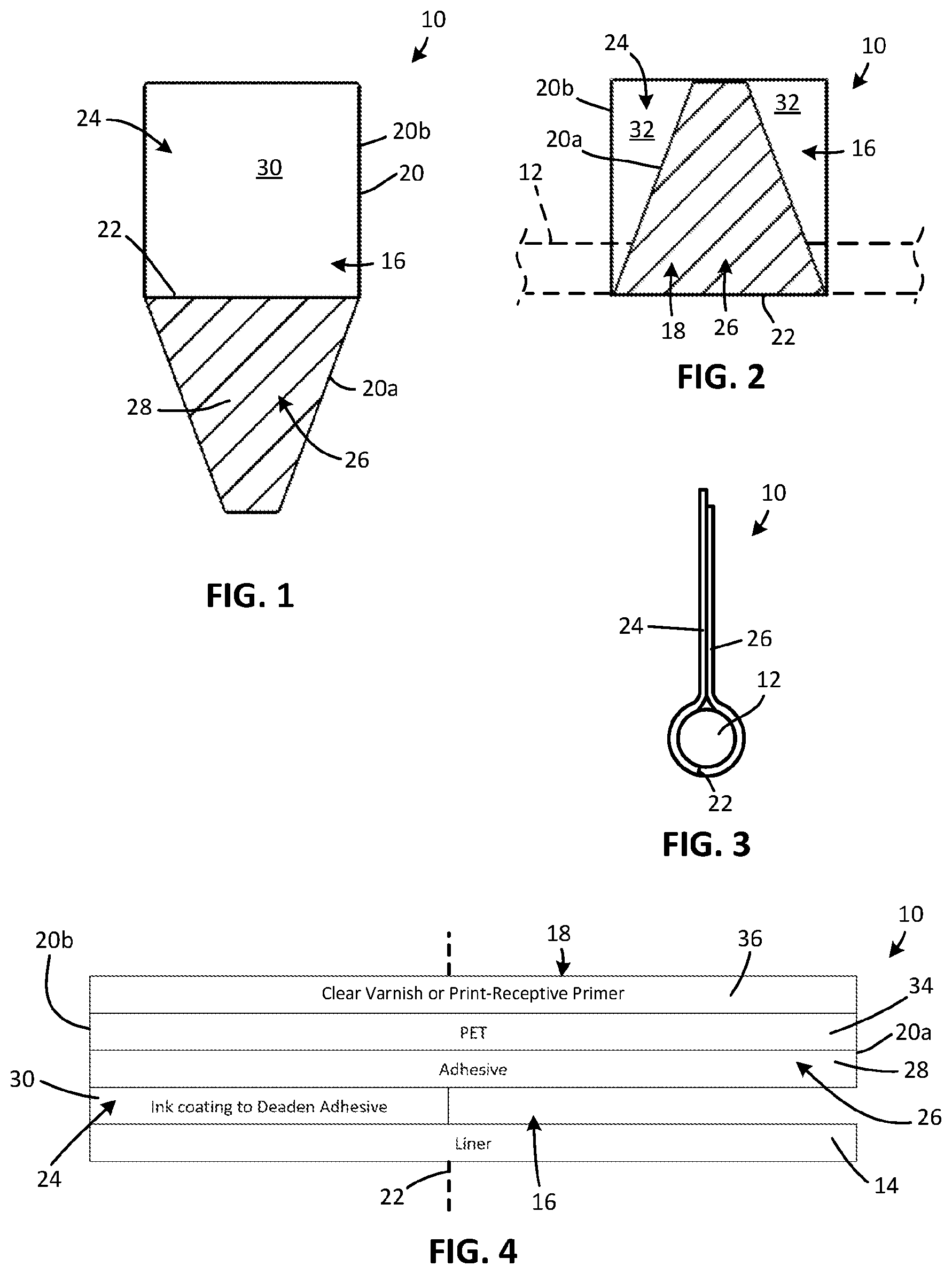 Patent US12597370 — Flag label — Figure 1