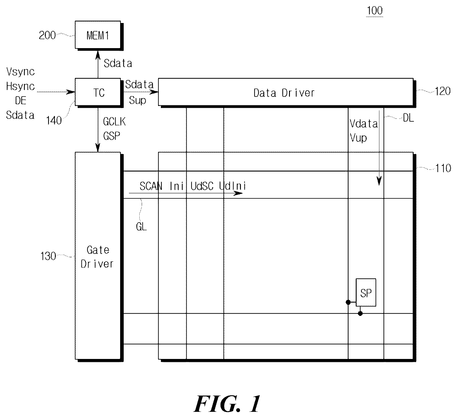 Patent US12597388 — Display device and driving method thereof — Figure 1