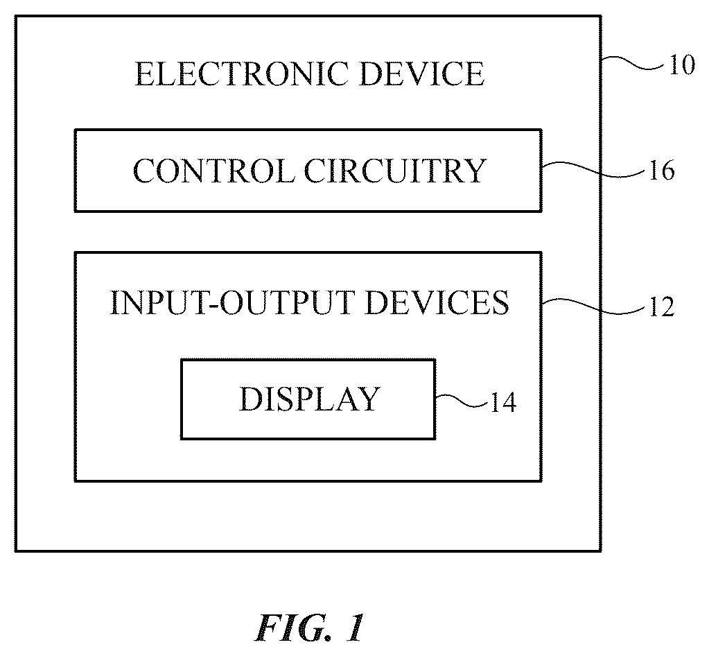 Patent US12597391 — Display pixel circuitry with shared emission transistors — Figure 1