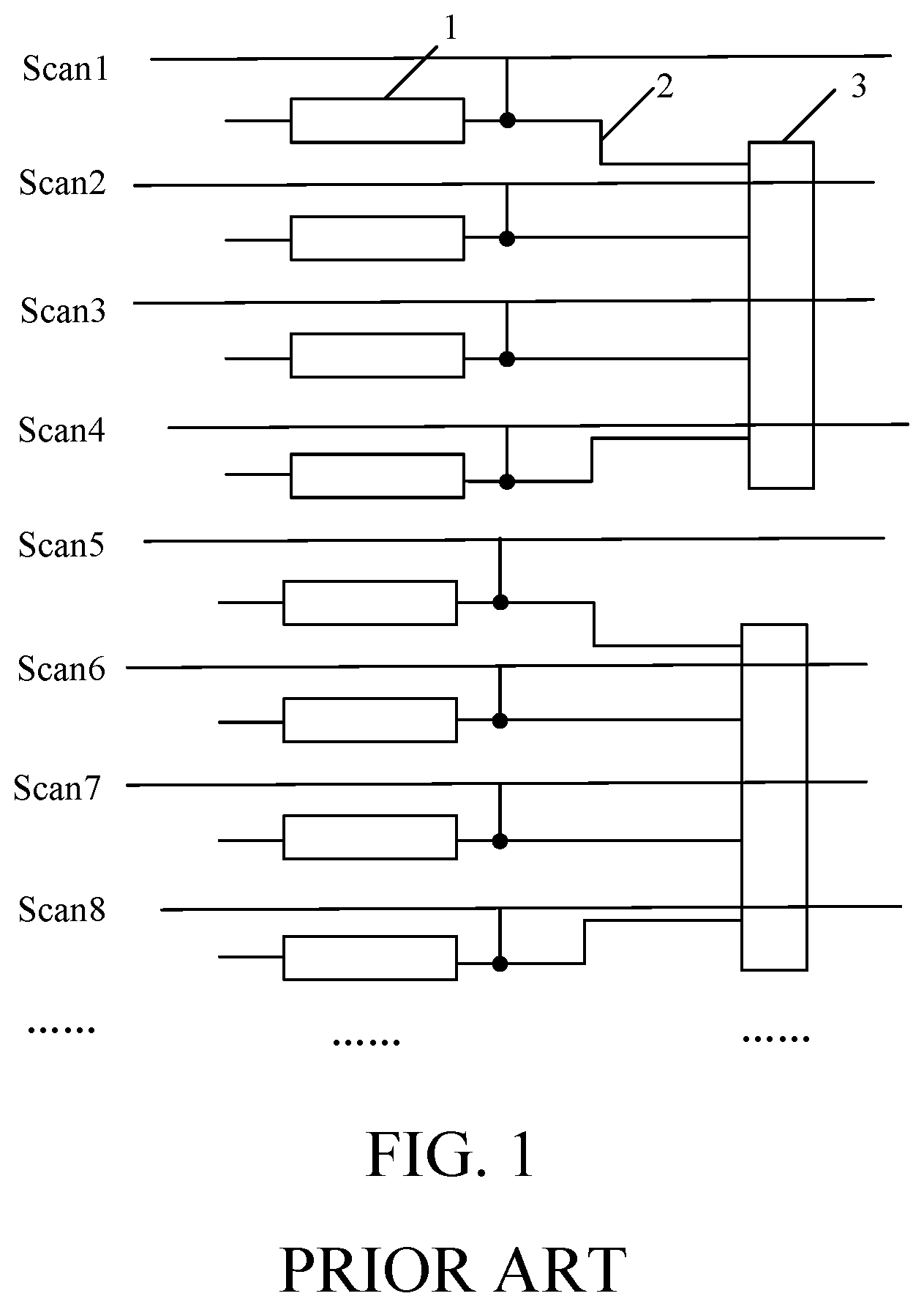 Patent US12597398 — Mini-LED backlight module, driving method thereof, and display device thereof — Figure 1