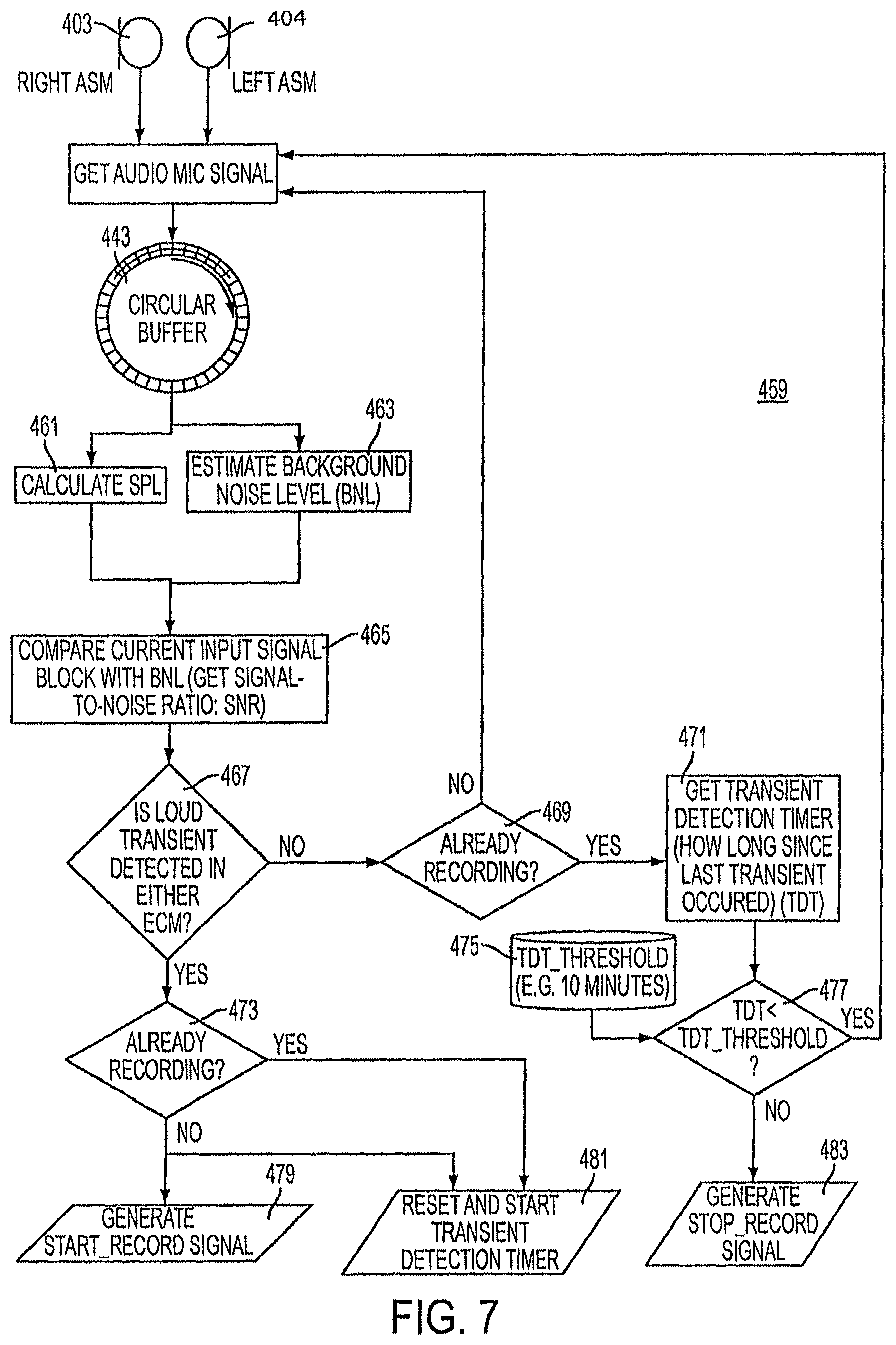 Patent US12597513 Figure 6 – Method and device for audio recording