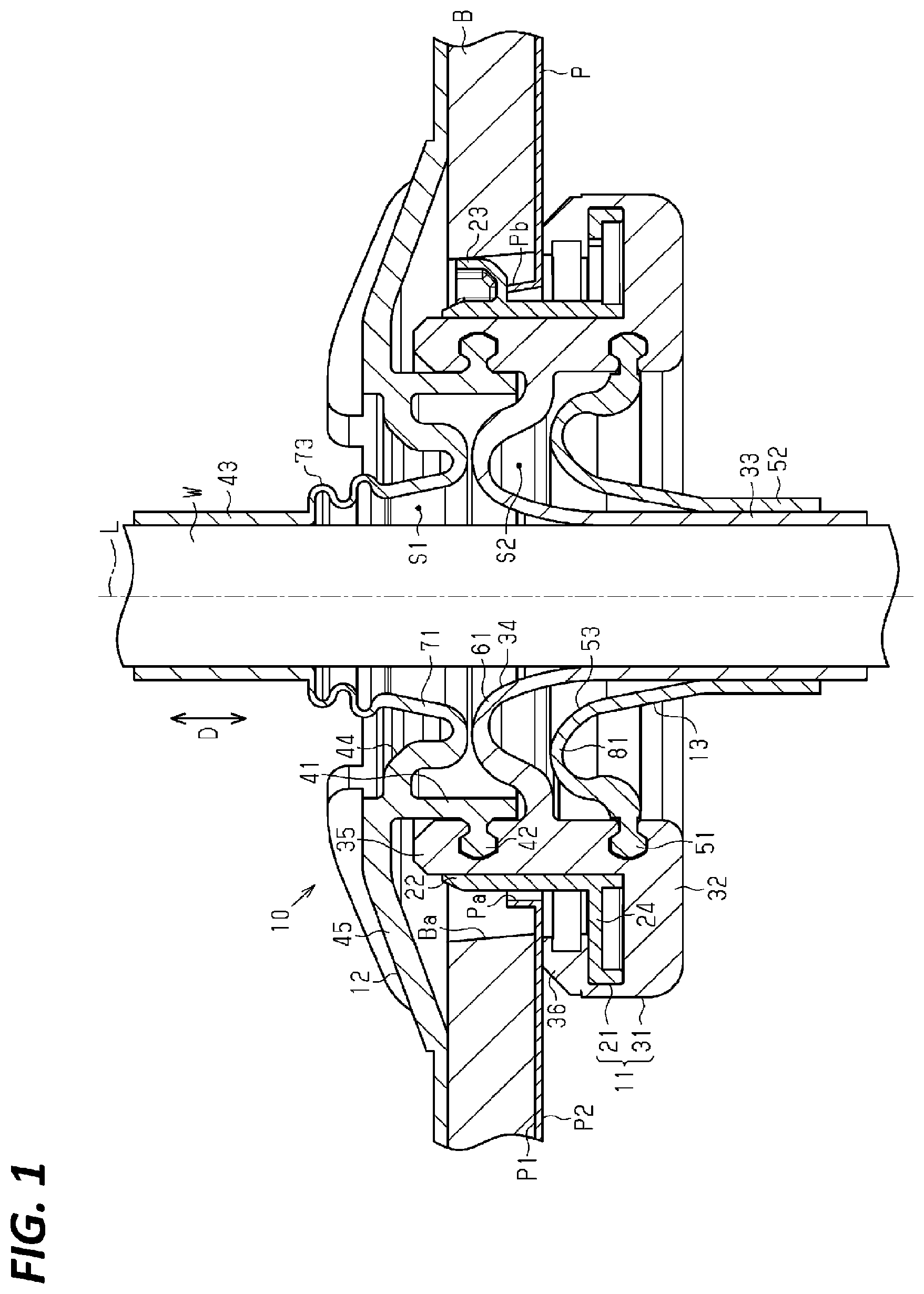 Patent US12597539 — Grommet — Figure 1