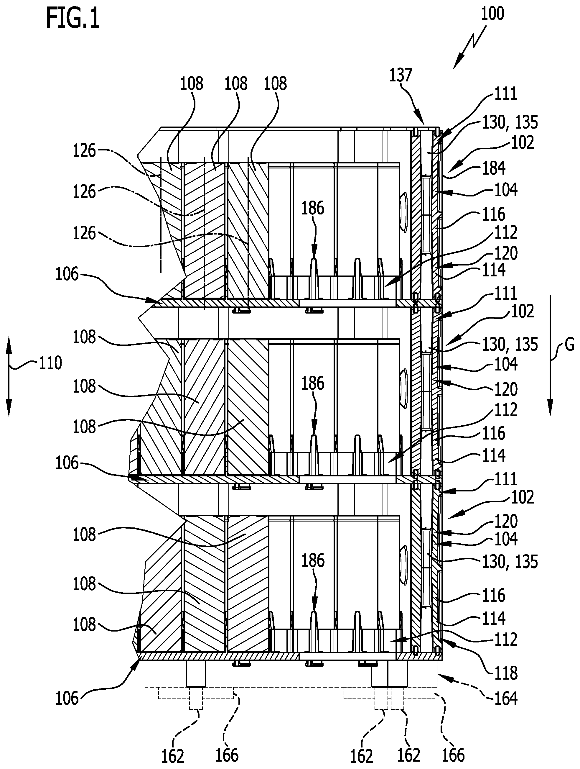 Patent US12597661 — Battery devices and method for fixing battery cells — Figure 1
