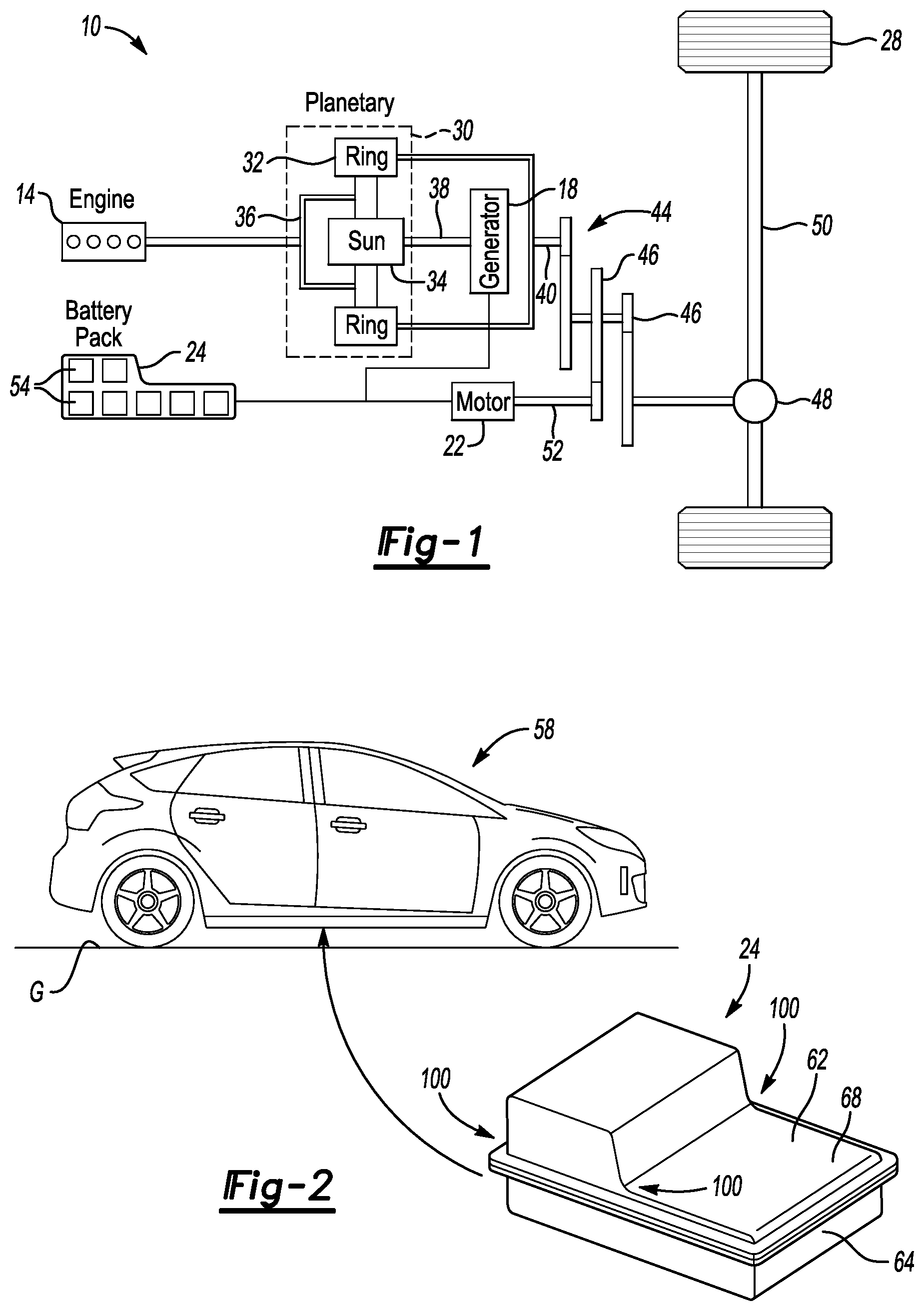 Patent US12597662 — Traction battery pack enclosure patch and enclosure patching method — Figure 1