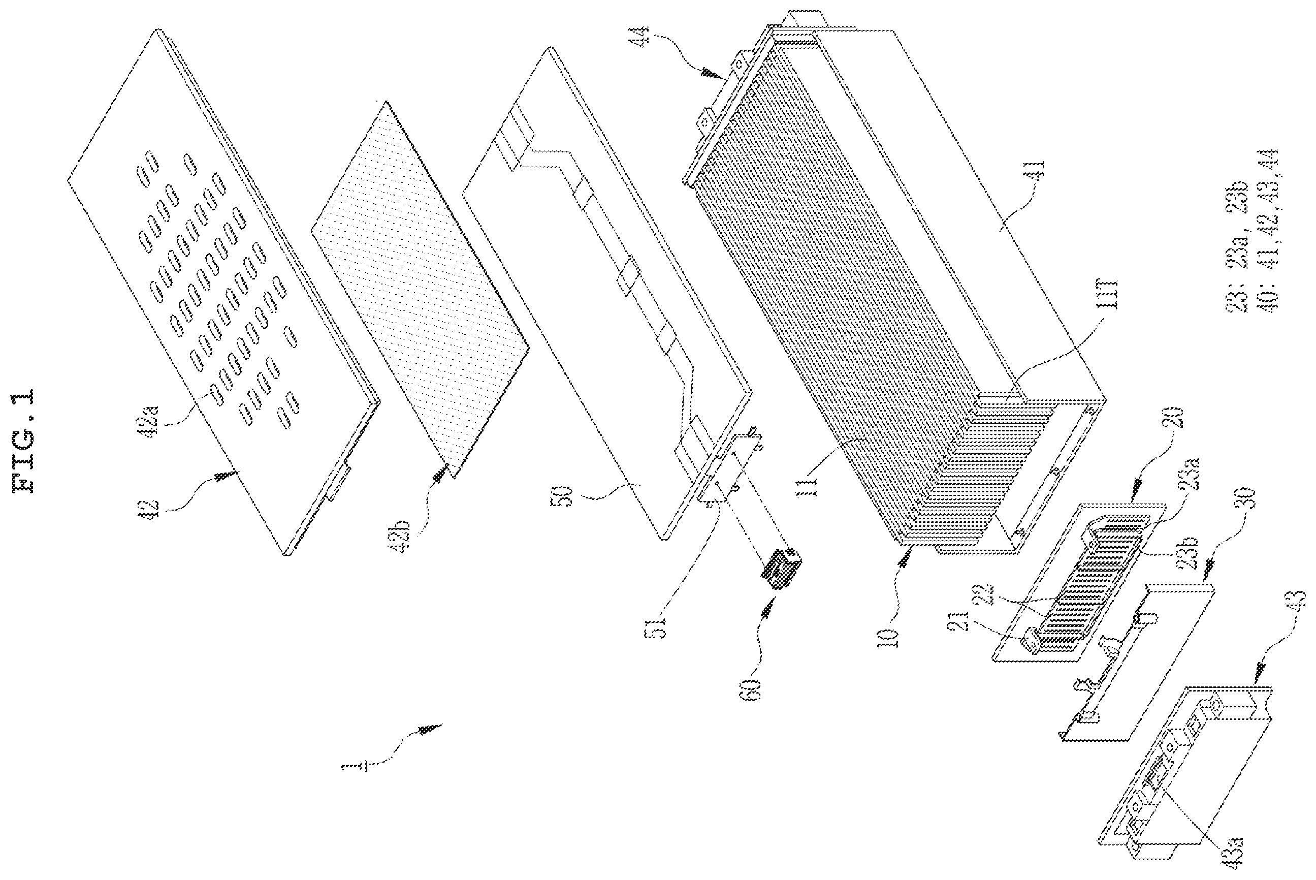Patent US12597674 — Connector assembly and battery module — Figure 1