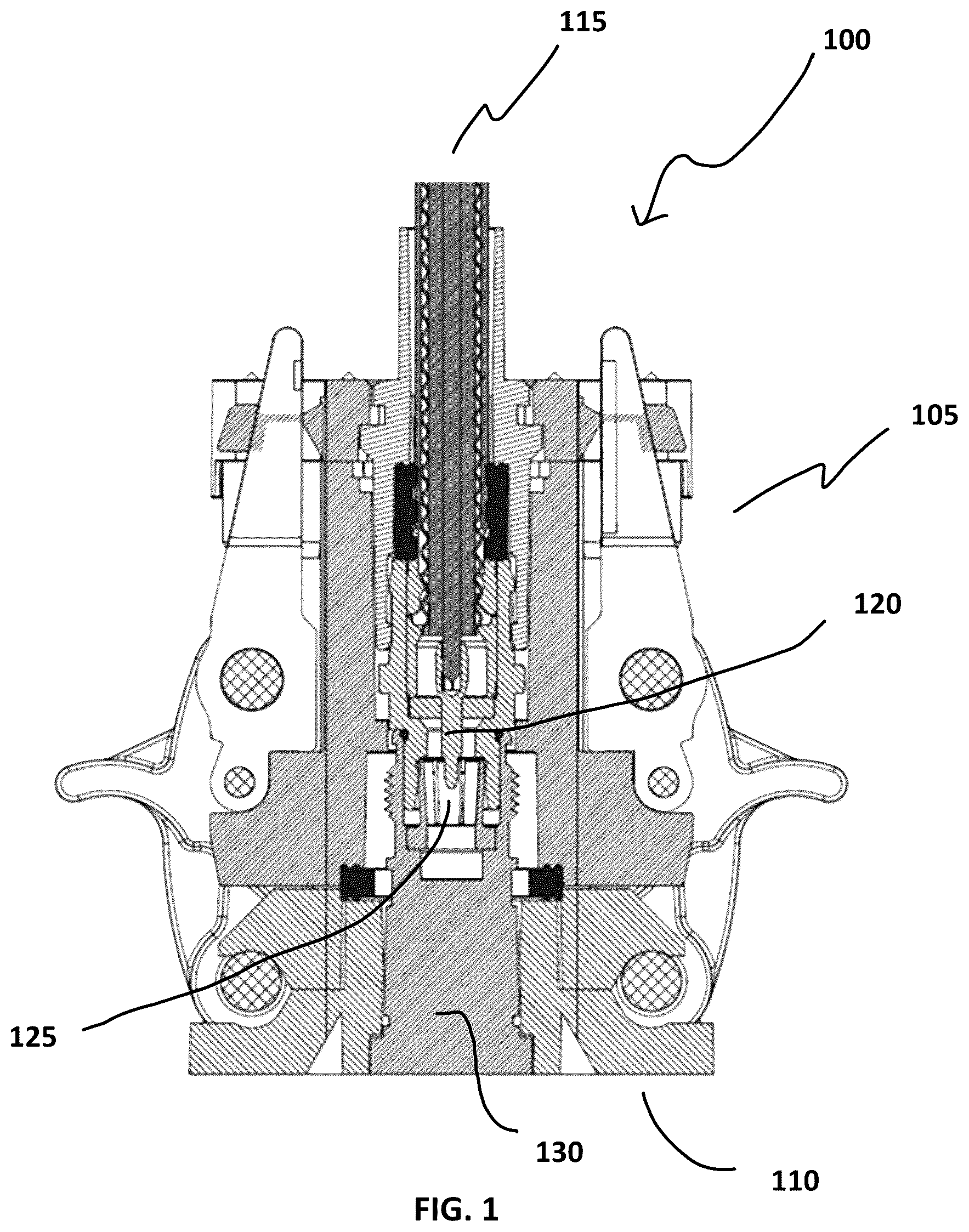 Patent US12597738 — Mechanism for connecting and disconnecting cluster RF connector — Figure 1