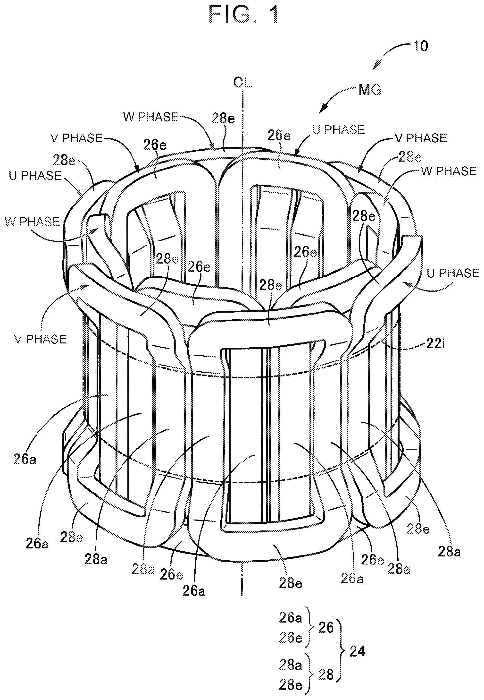 Patent US12597821 — Rotary electric machine — Figure 1