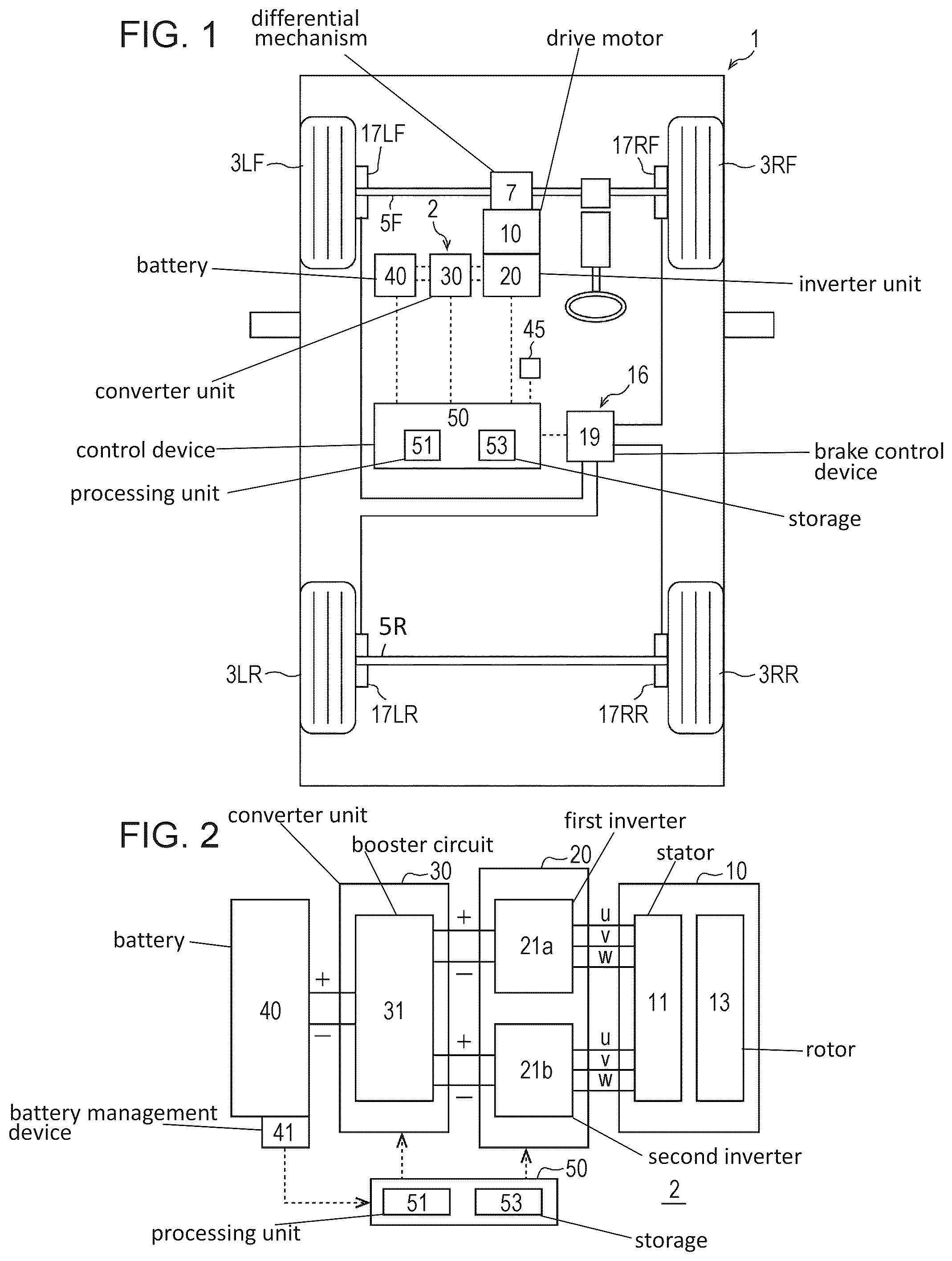 Patent US12597875 — Motor control device, vehicle, computer program, and recording medium storing computer program — Figure 1