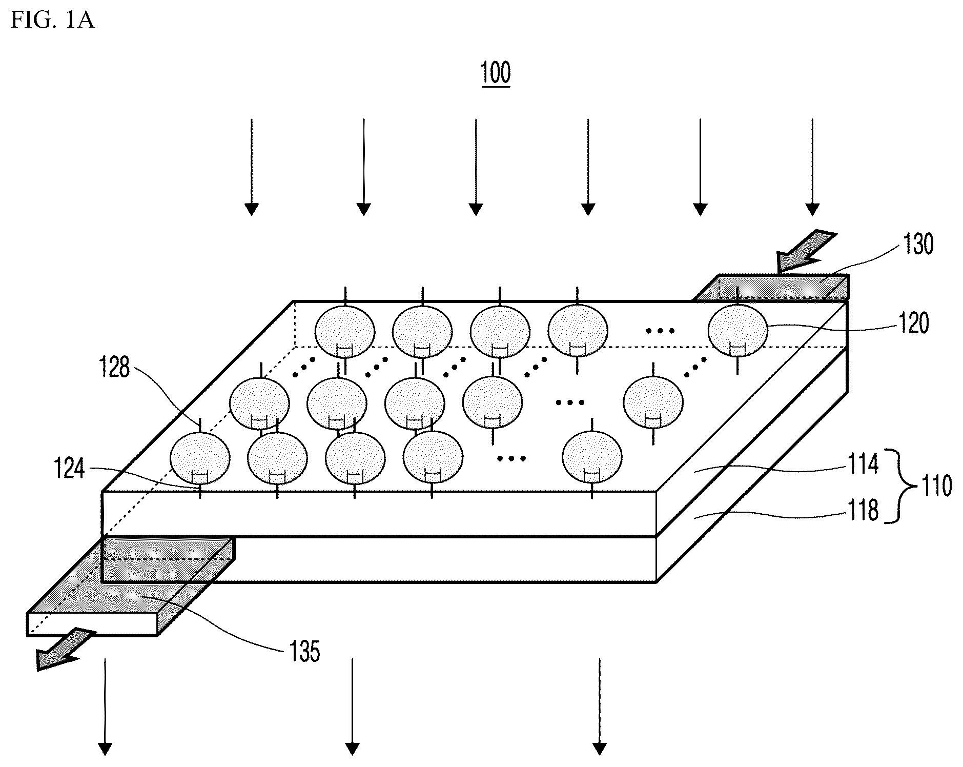 Patent US12597882 — Photovoltaic power generation module using condensing lens having medium therein and photovoltaic/solar heat power generation system including the same — Figure 1