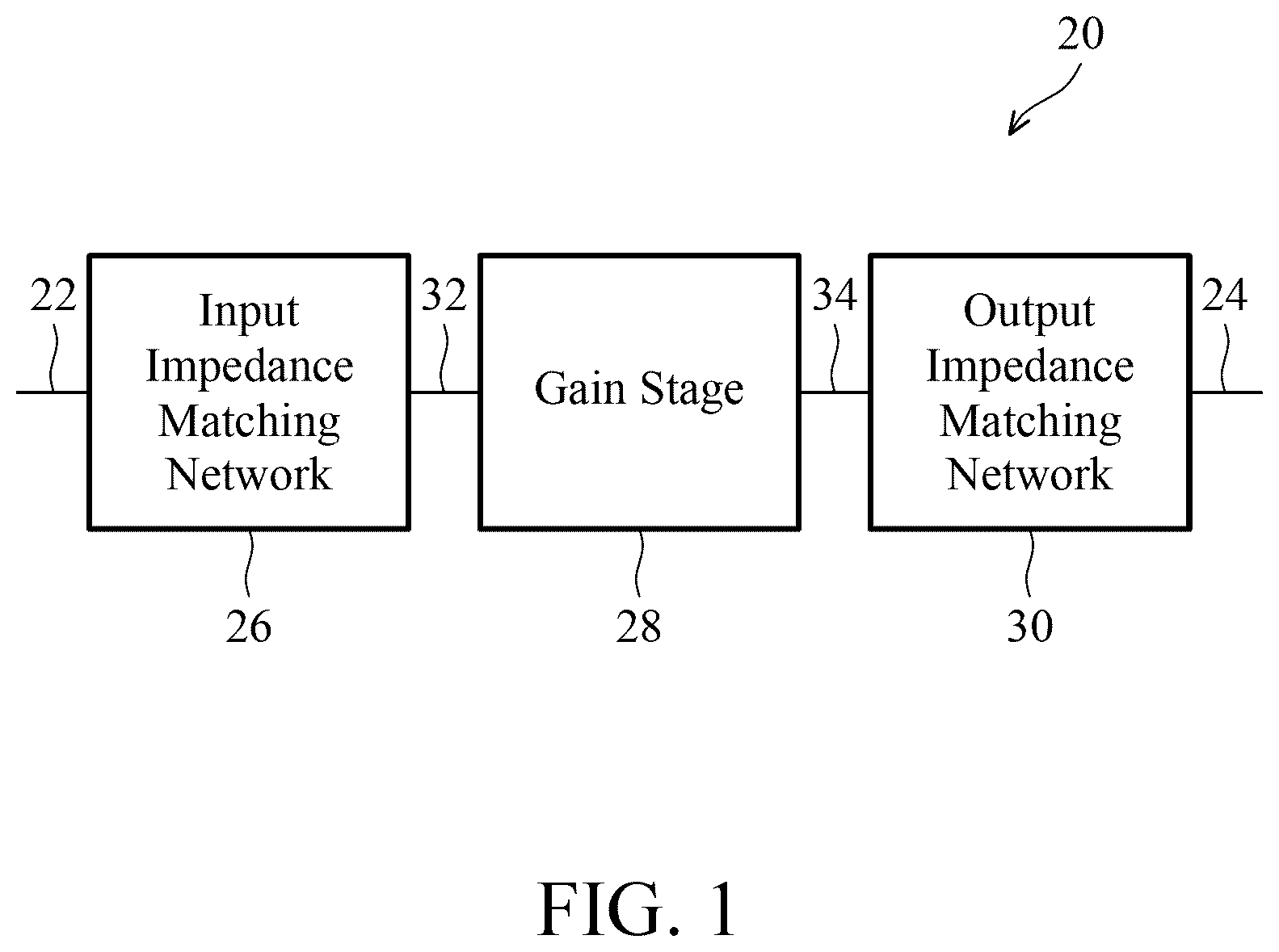 Patent US12597895 — Low-noise amplifier with MOM Q enhancement — Figure 1
