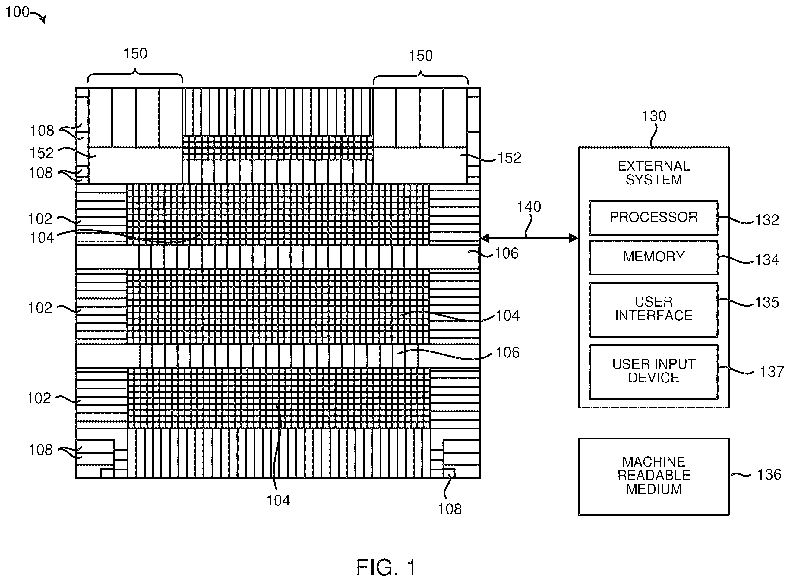 Patent US12597930 — Multi-mode look-up table with flexible routing for programmable logic device systems and methods — Figure 1