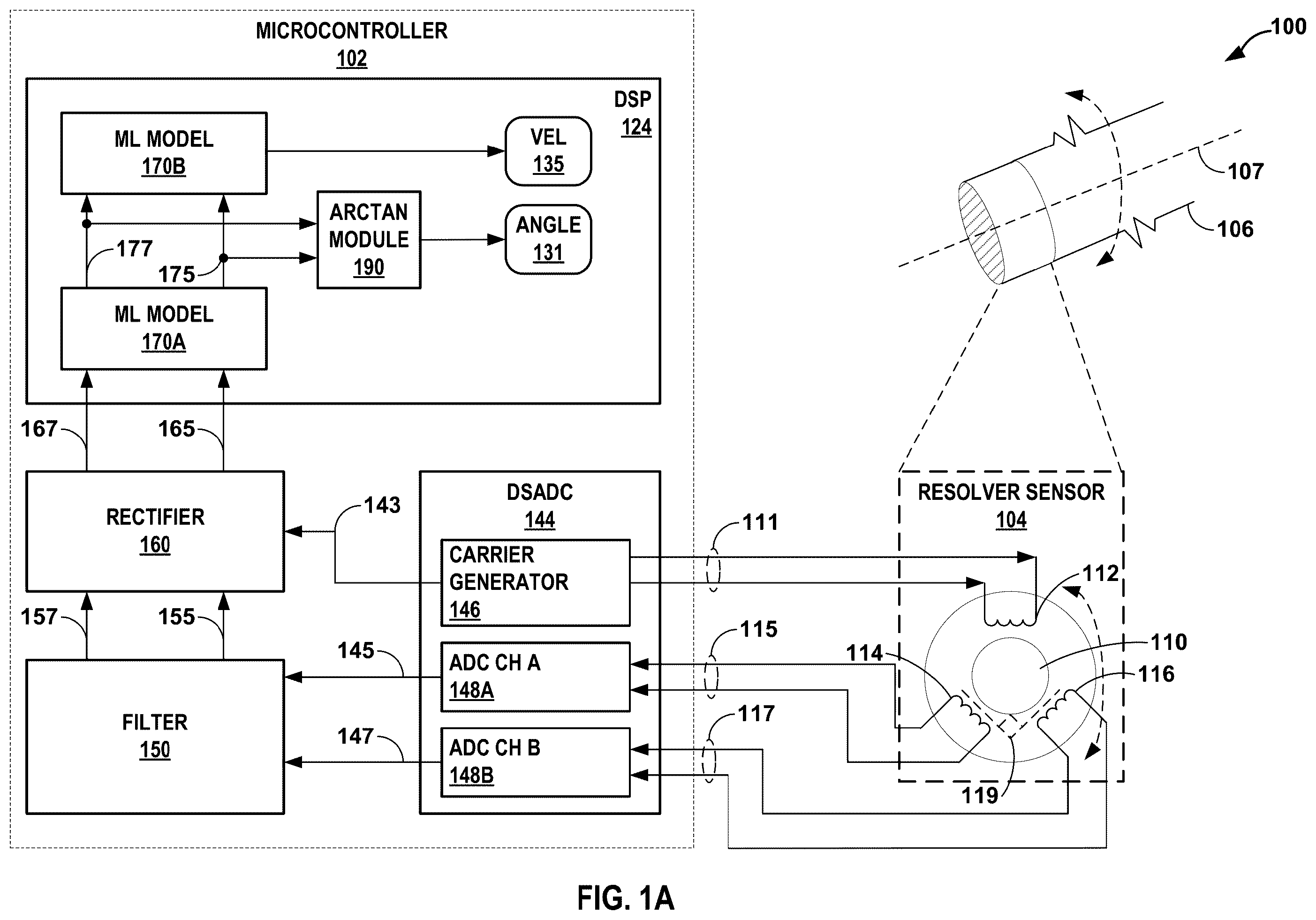 Patent US12597945 — Machine learning enhanced resolver systems — Figure 1