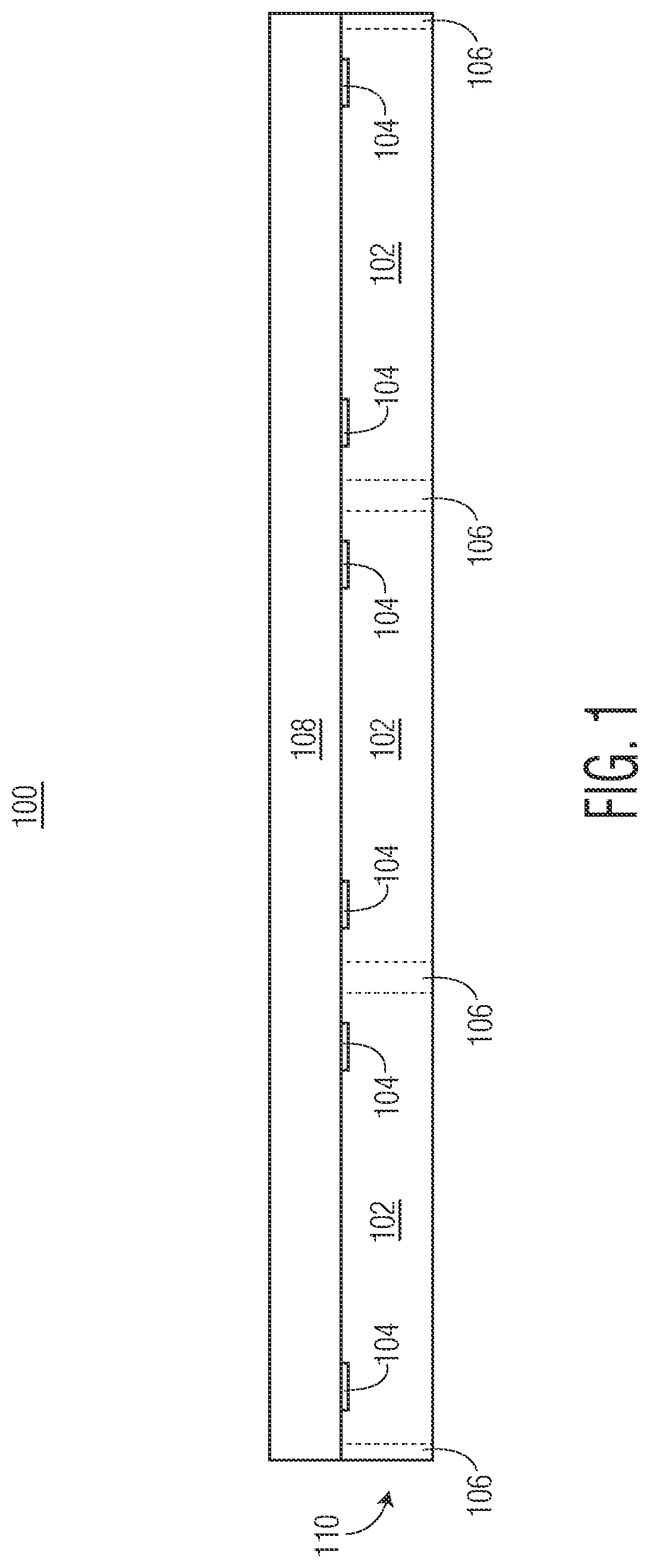 Patent US12599004 — Semiconductor device with active mold package and method therefor — Figure 1