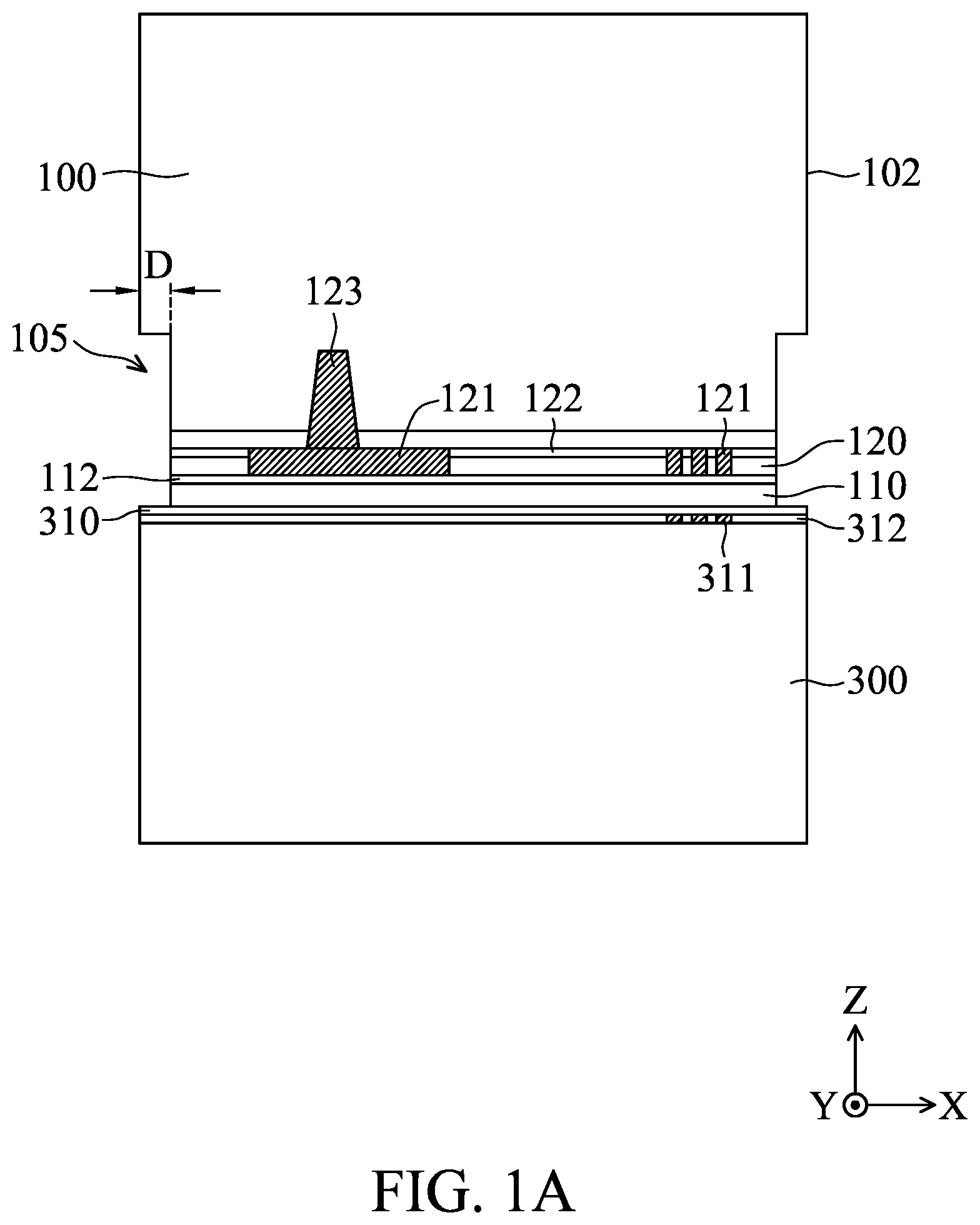 Patent US12599011 — Semiconductor structure and method for forming the same — Figure 1