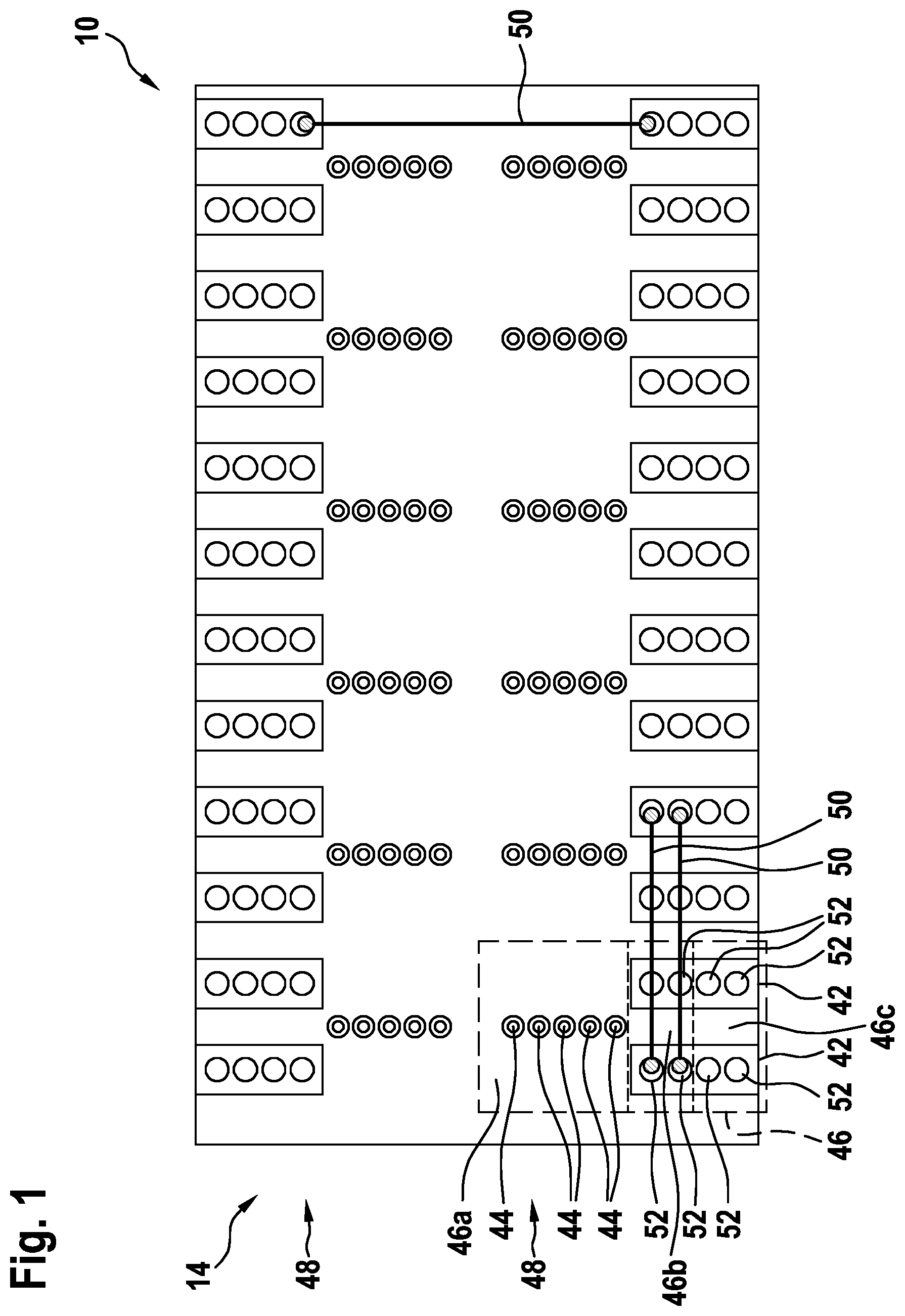 Patent US12599012 Figure 1 – Free configurable power semiconductor module
