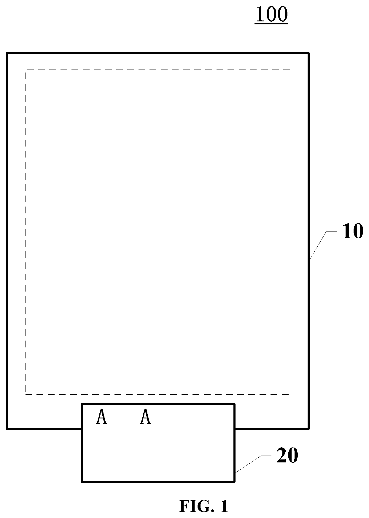 Patent US12599024 — Display module and substrate thereof having improved binding reliability of substrate and flexible circuit board — Figure 1