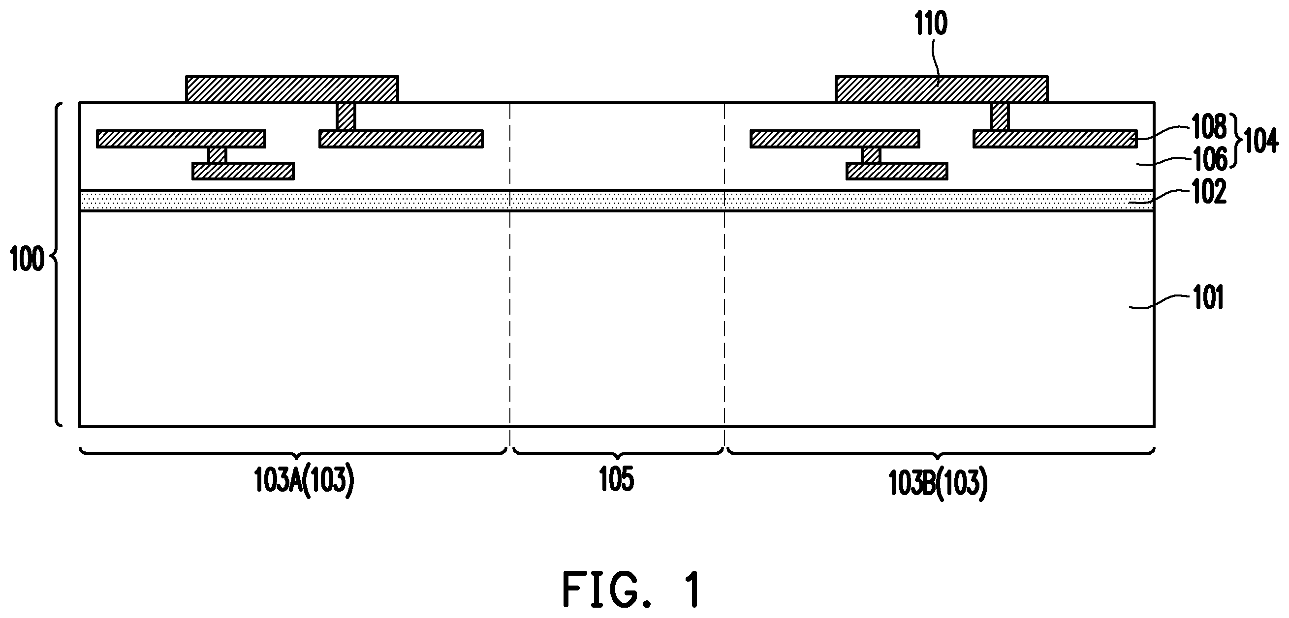 Patent US12599029 — Package structure and method of forming the same — Figure 1