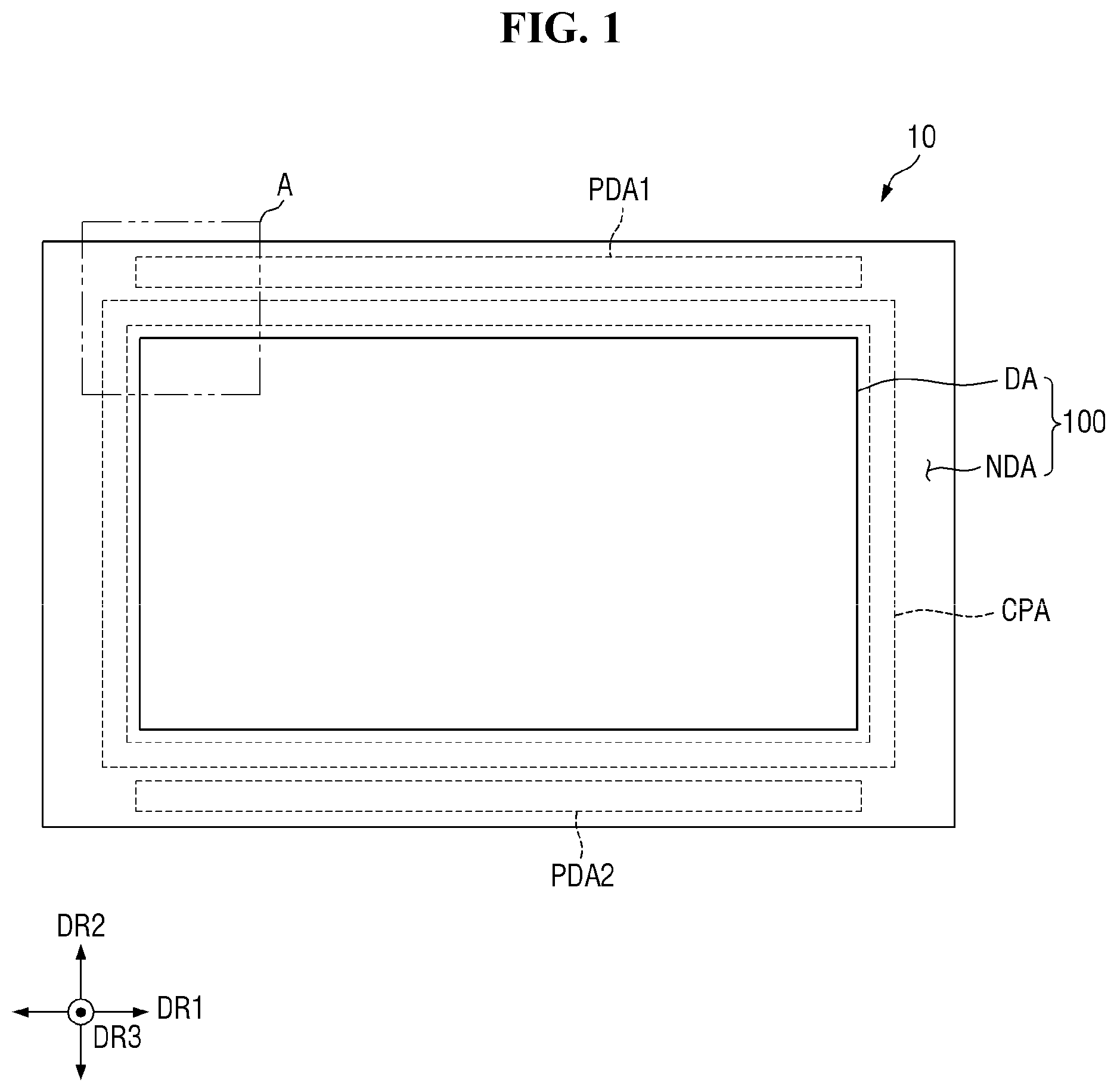 Patent US12599035 — Display device — Figure 1