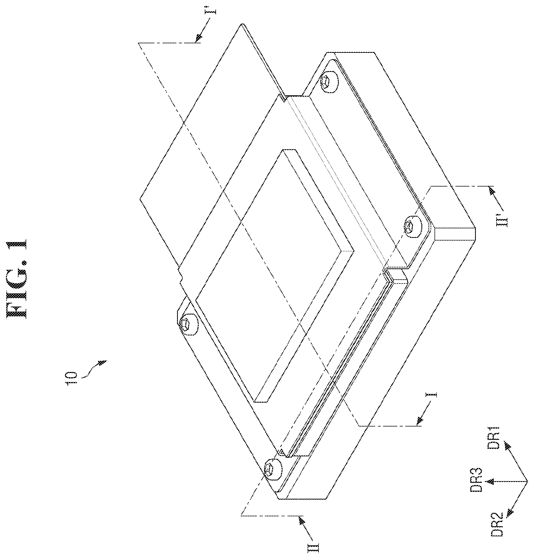 Patent US12599038 — Display device with a heat dissipation substrate and a cover substrate — Figure 1