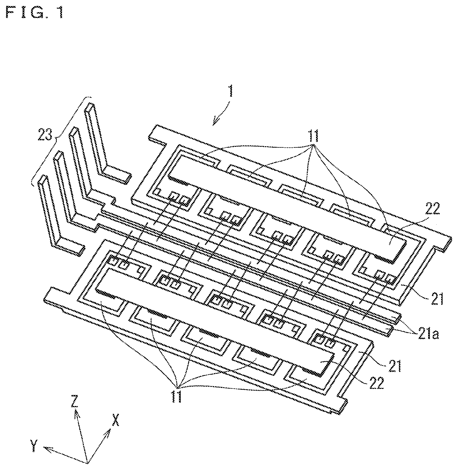 Patent US12599048 — Semiconductor device comprising submodule having at least an upper surface exposed and method of manufacturing the semiconductor device — Figure 1